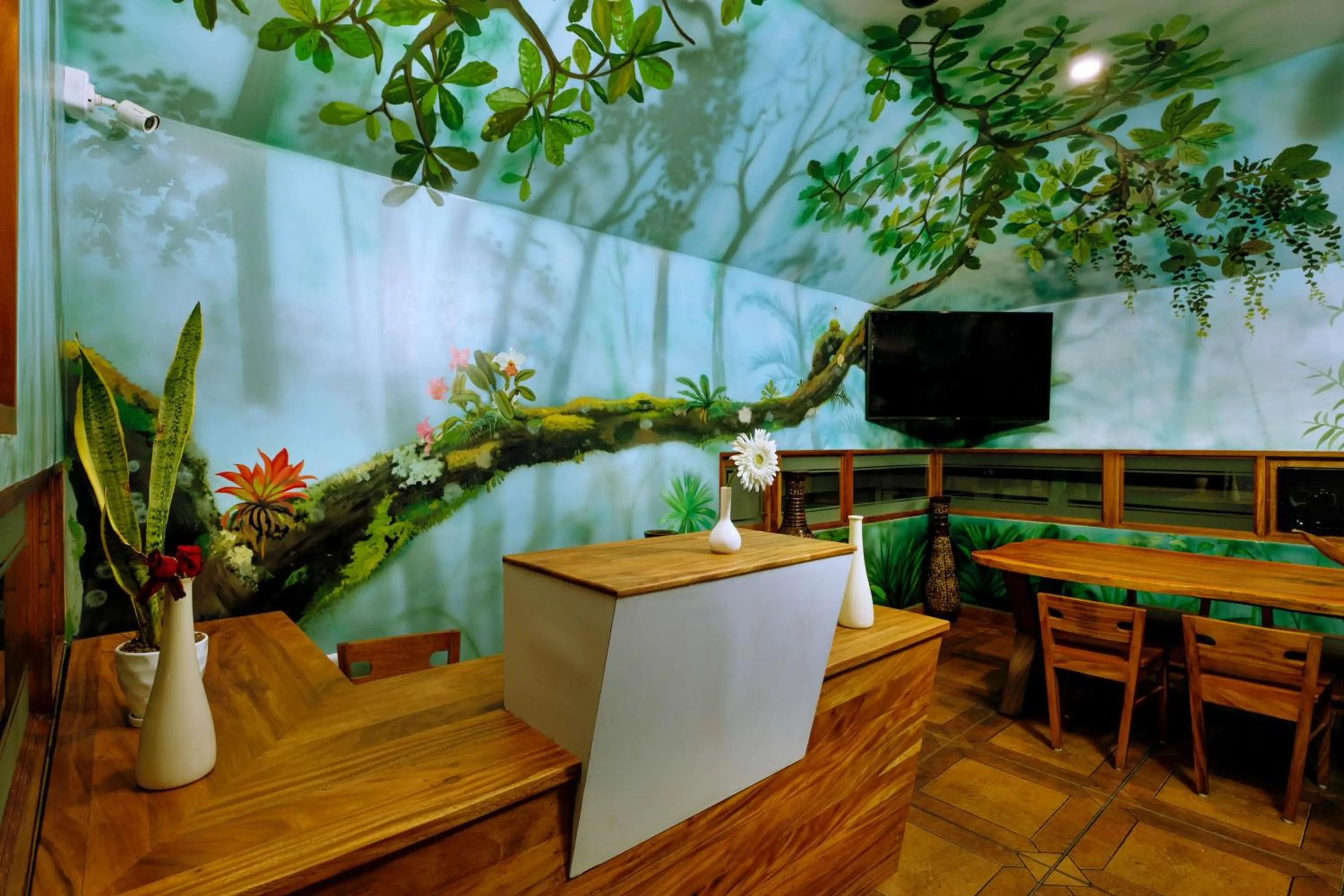 Lobby or reception in Casa Bella, Thekkady