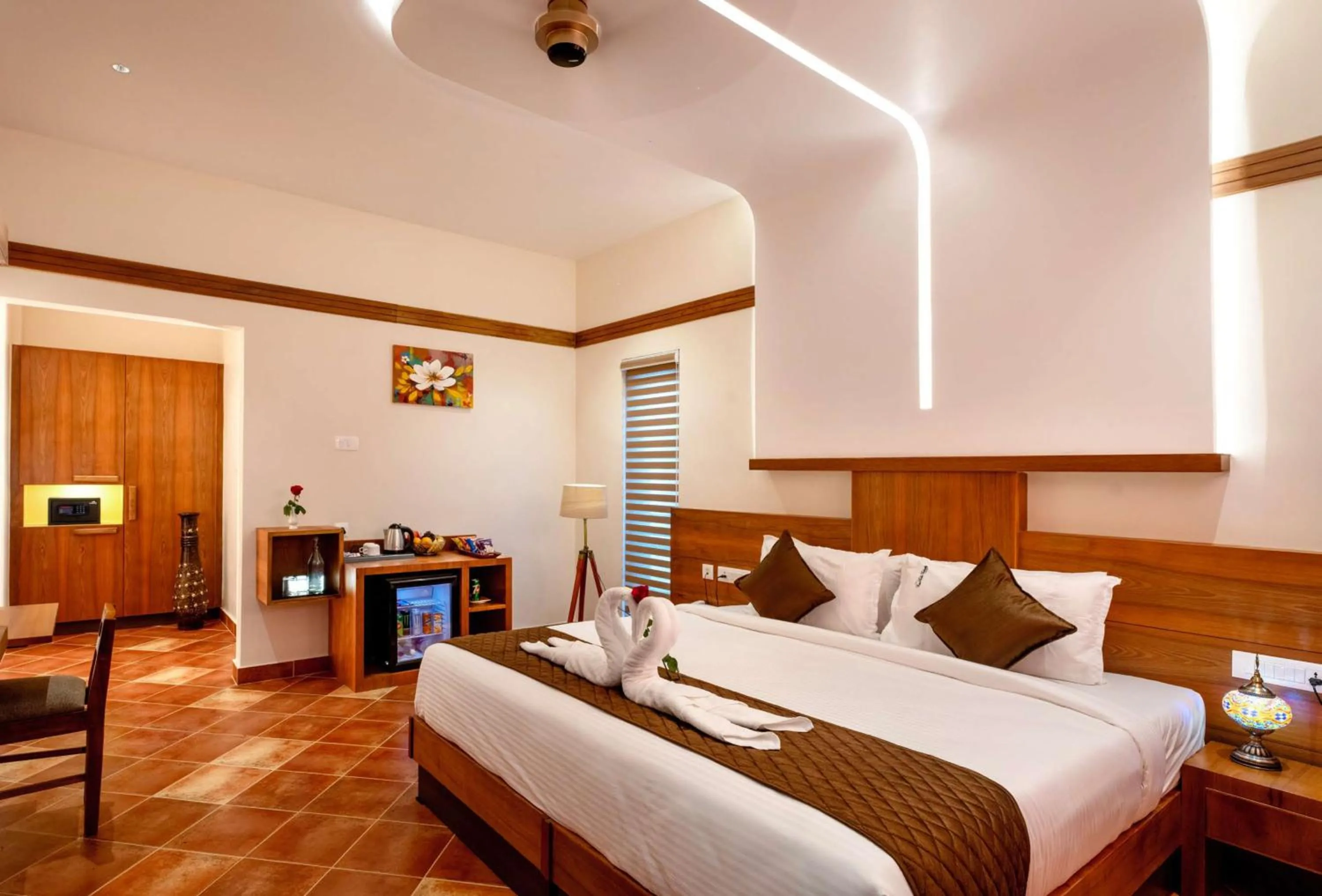 Bedroom, Bed in Casa Bella, Thekkady