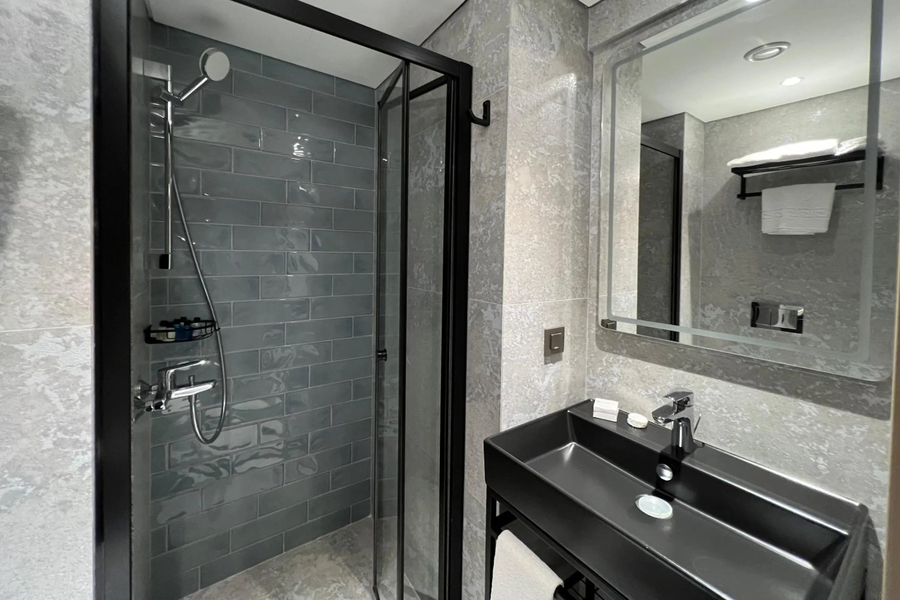 Bathroom in Woxx Hotel