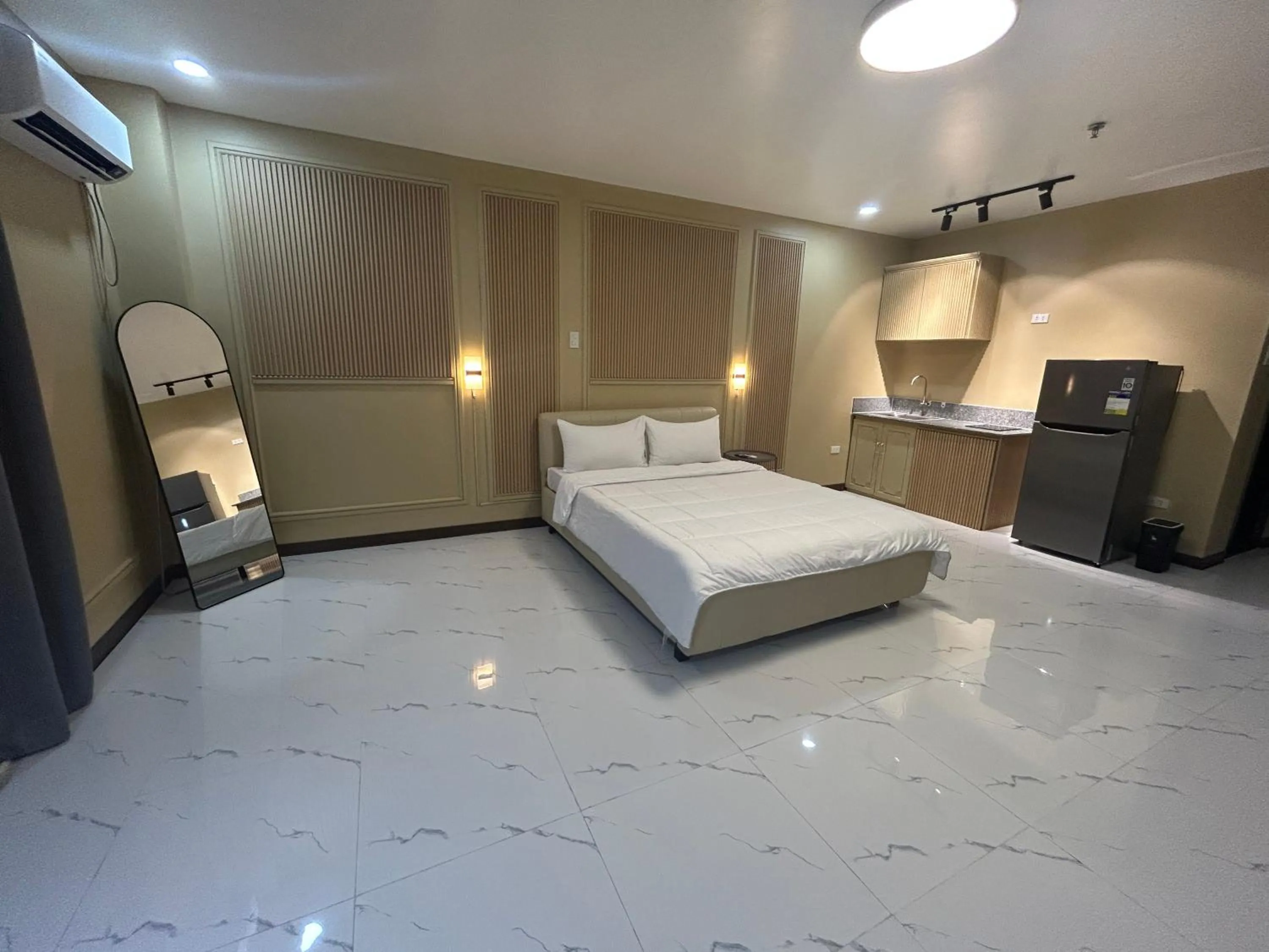 Bed in Clark CU Hotel