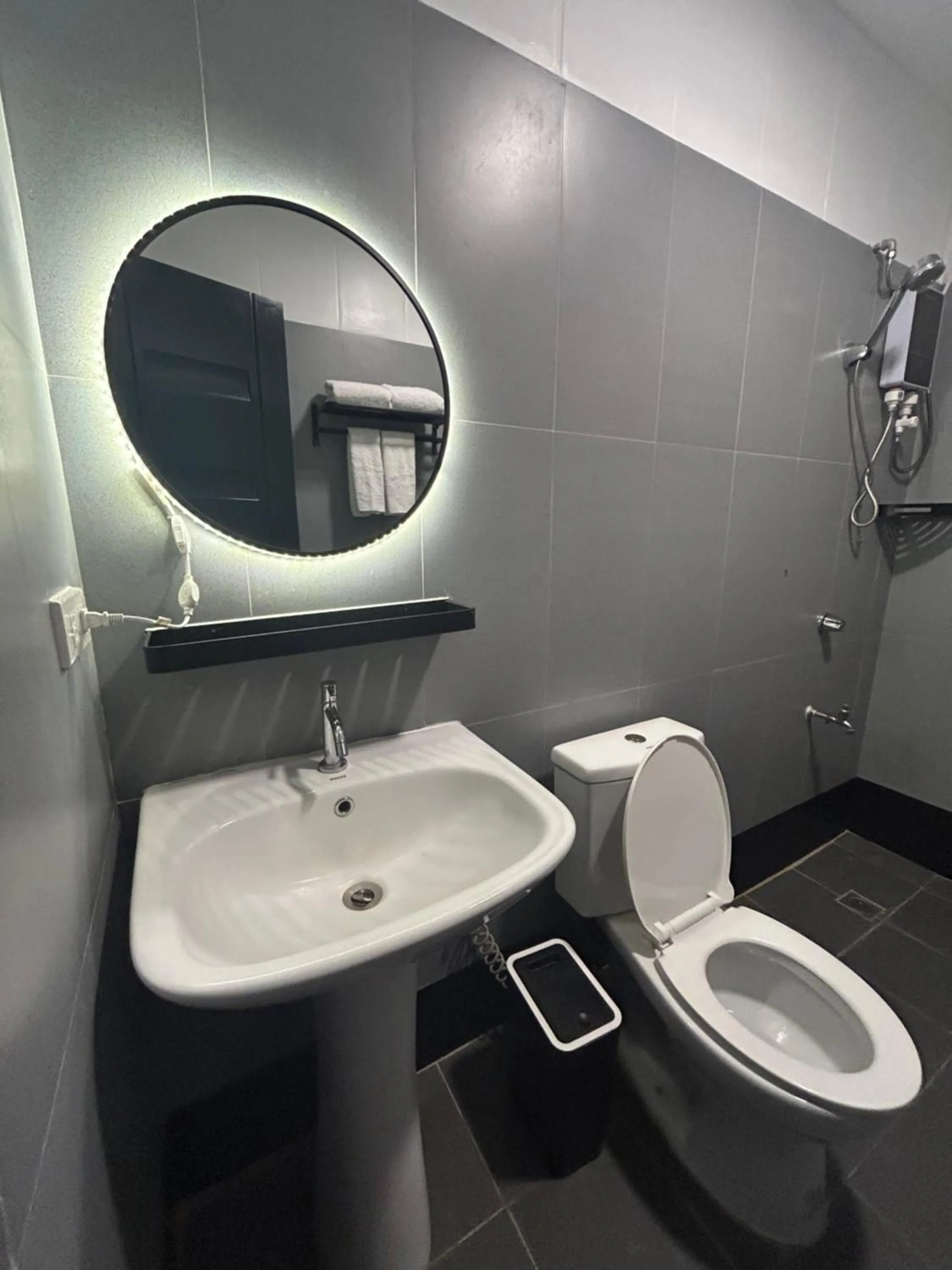 Toilet in Clark CU Hotel