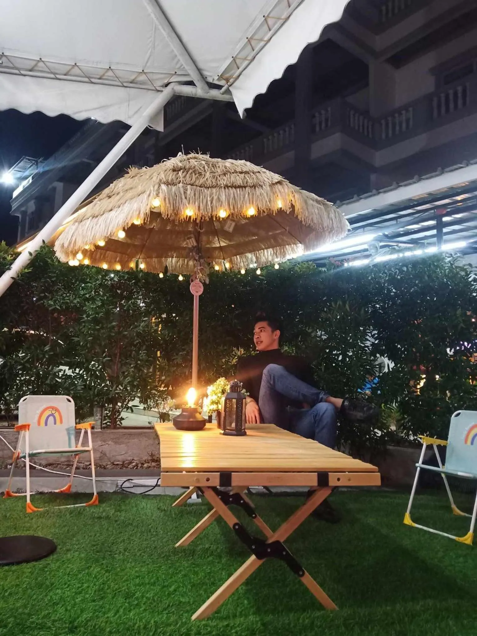 Night in Clark CU Hotel