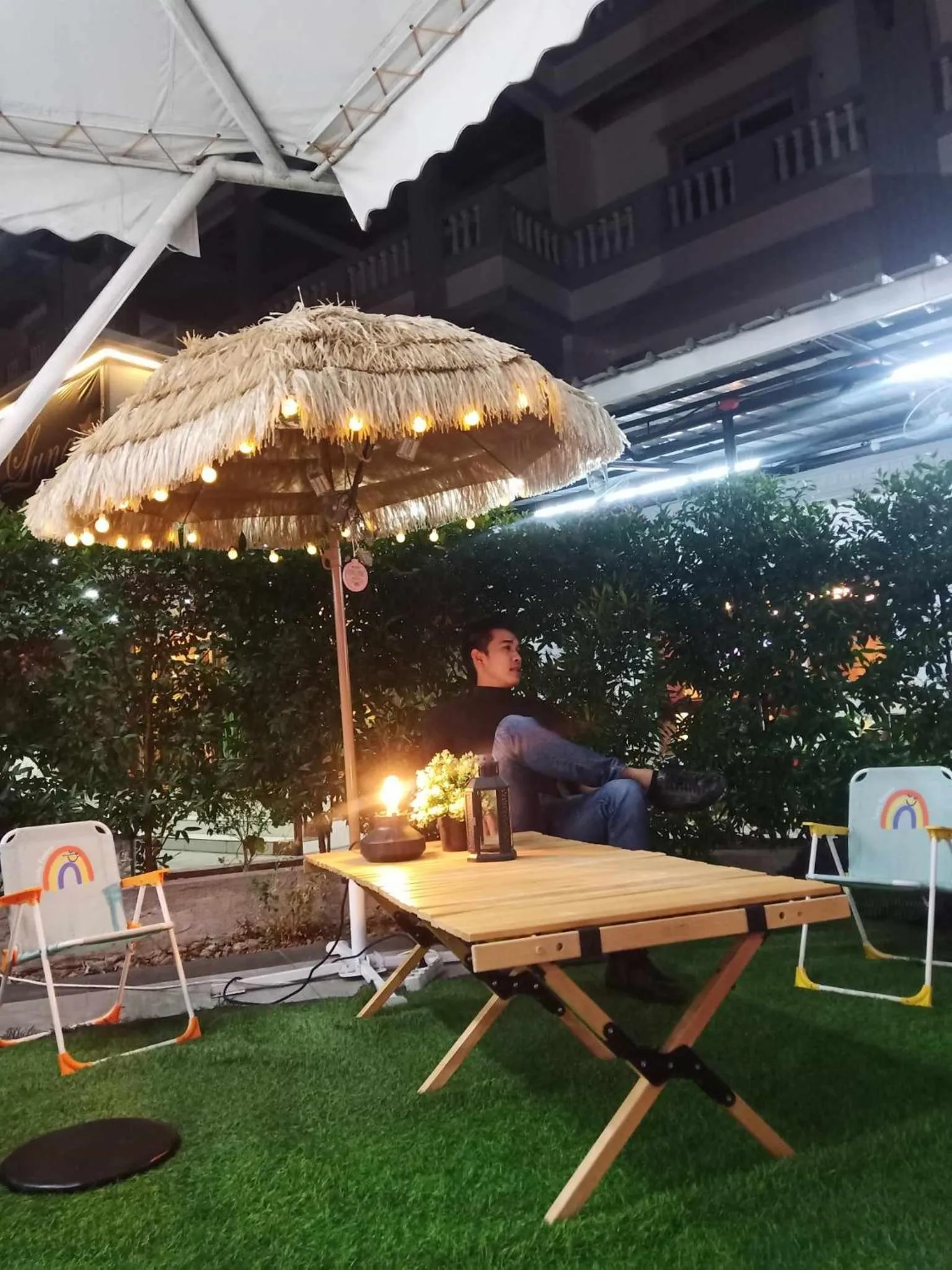 Night in Clark CU Hotel