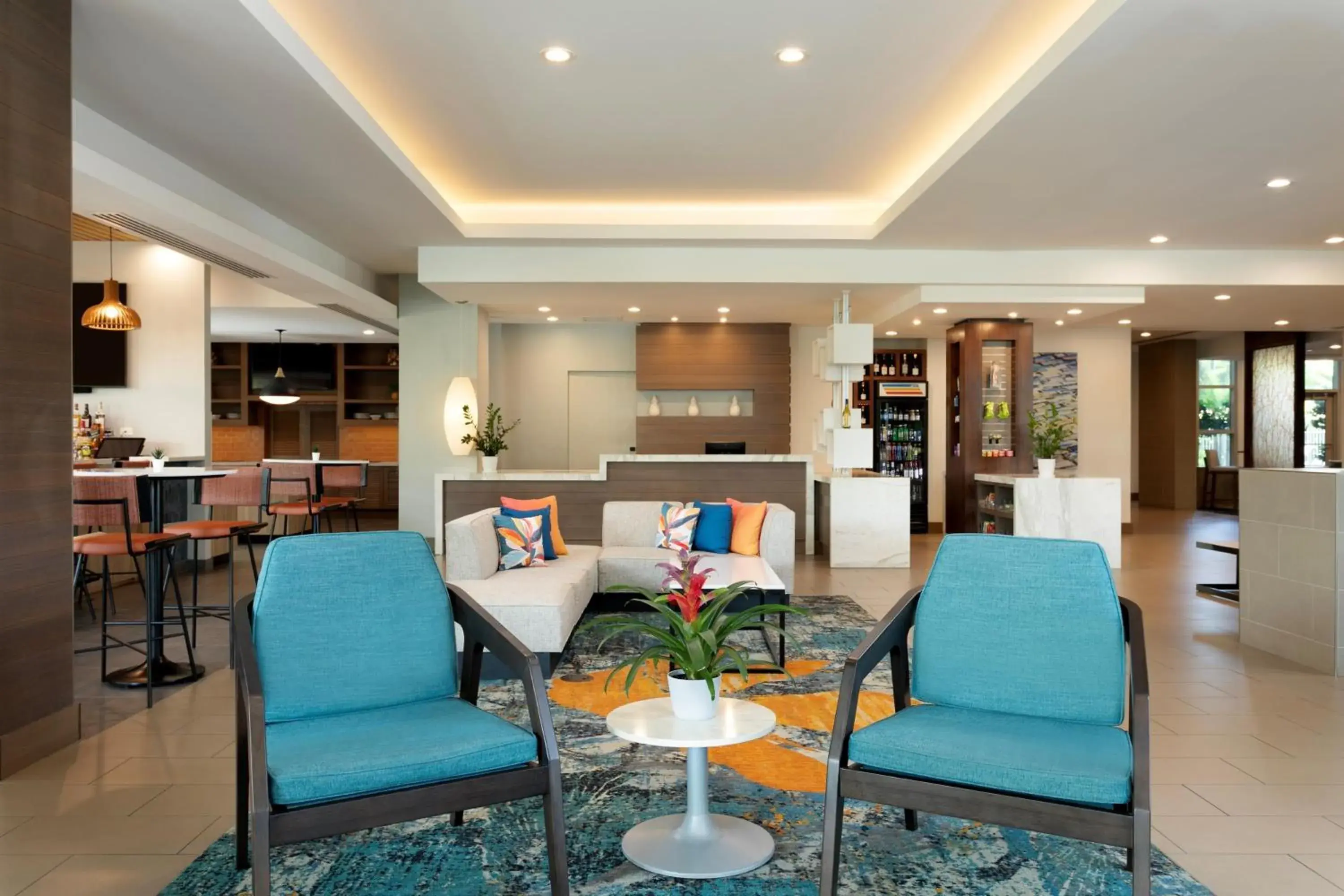 Lobby or reception in Hyatt House San Juan Lobby or reception in Hyatt House San Juan