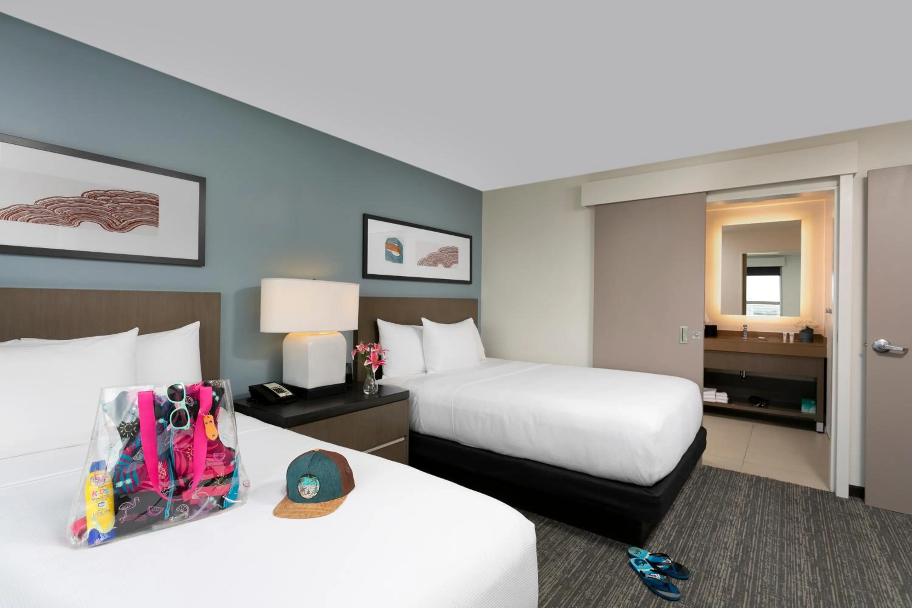 Bed in Hyatt House San Juan