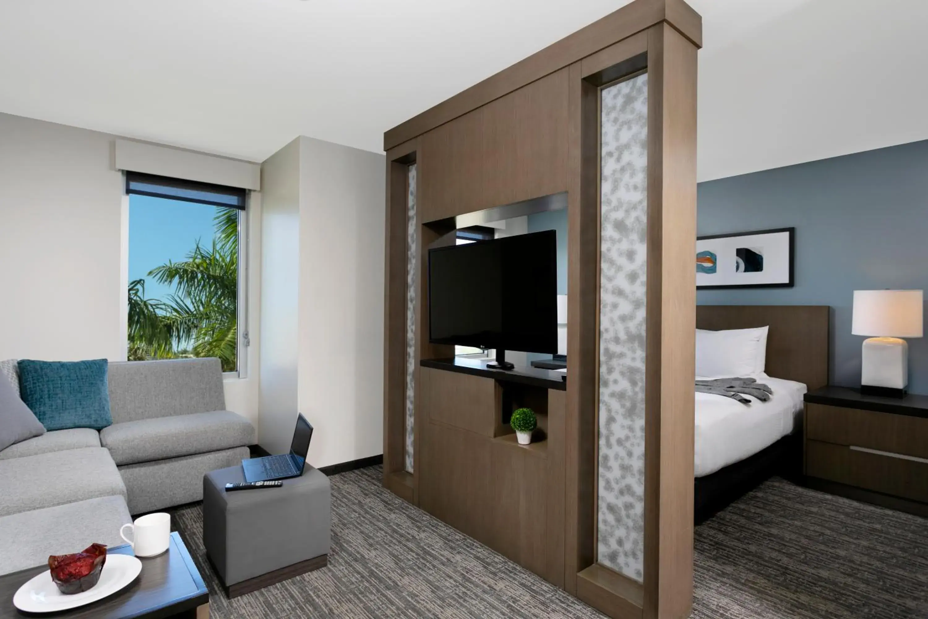 Photo of the whole room, Bed in Hyatt House San Juan Photo of the whole room, Bed in Hyatt House San Juan