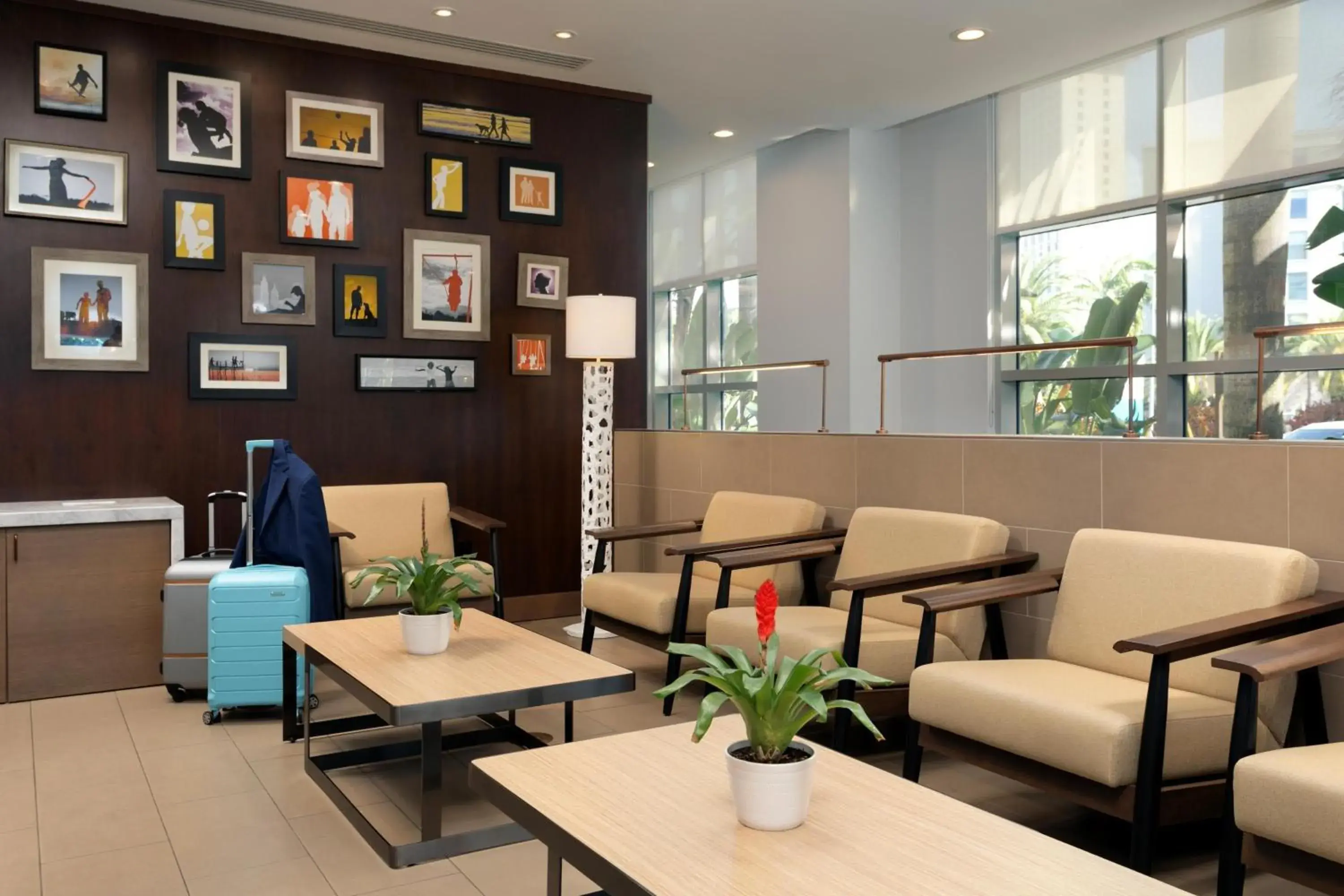 Lobby or reception in Hyatt House San Juan Lobby or reception in Hyatt House San Juan