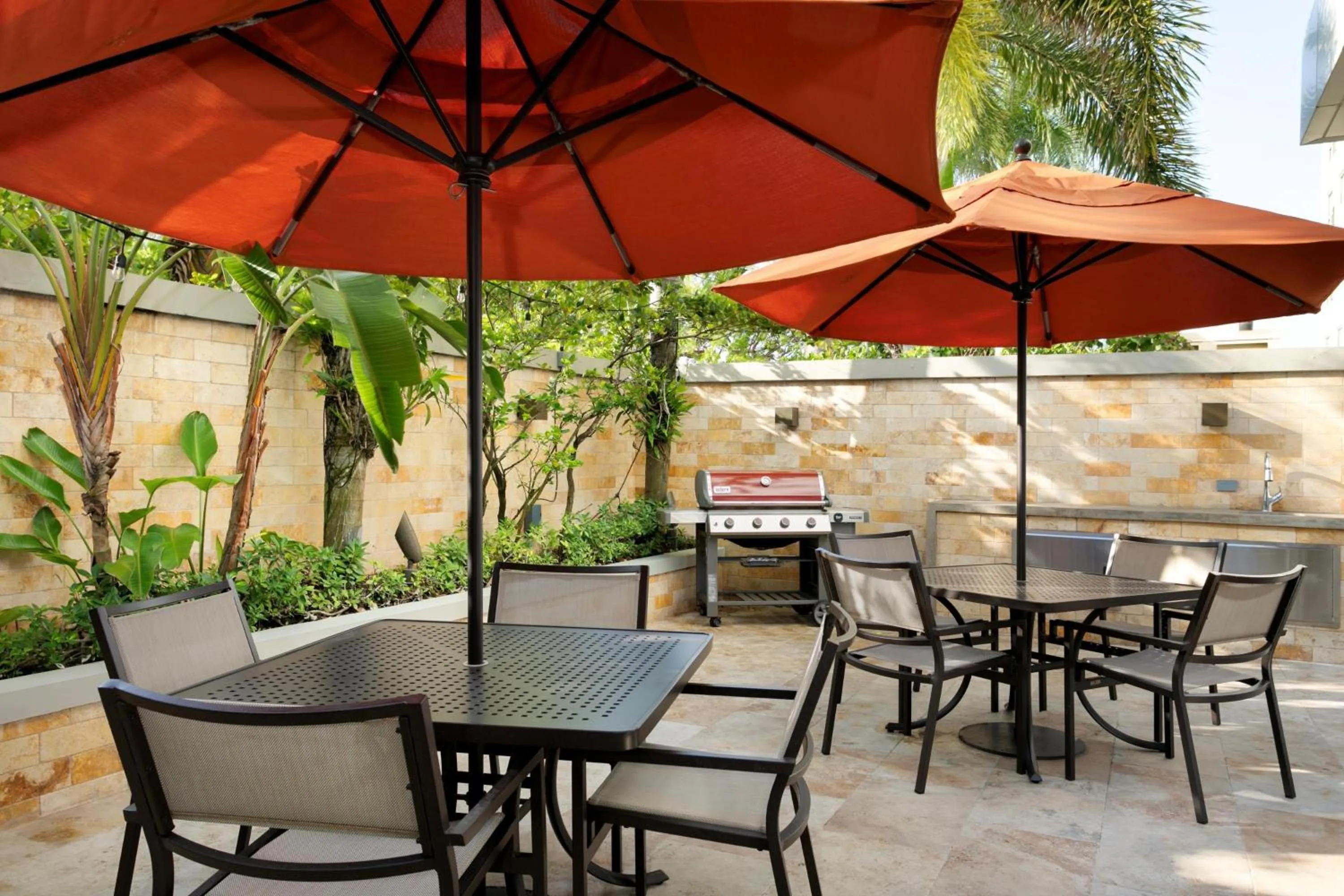 Patio in Hyatt House San Juan
