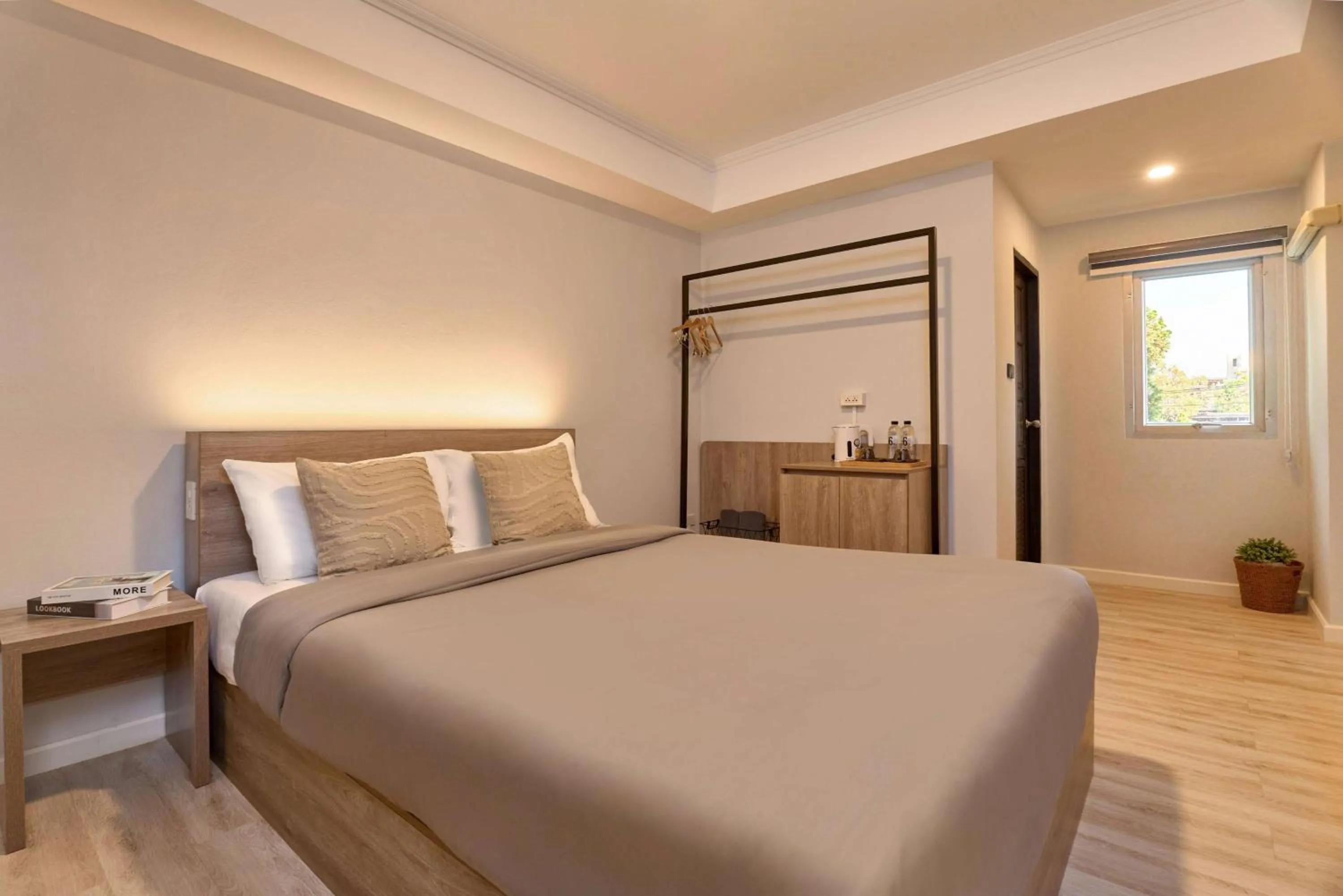 Bed in Thapae60 Mini Hotel