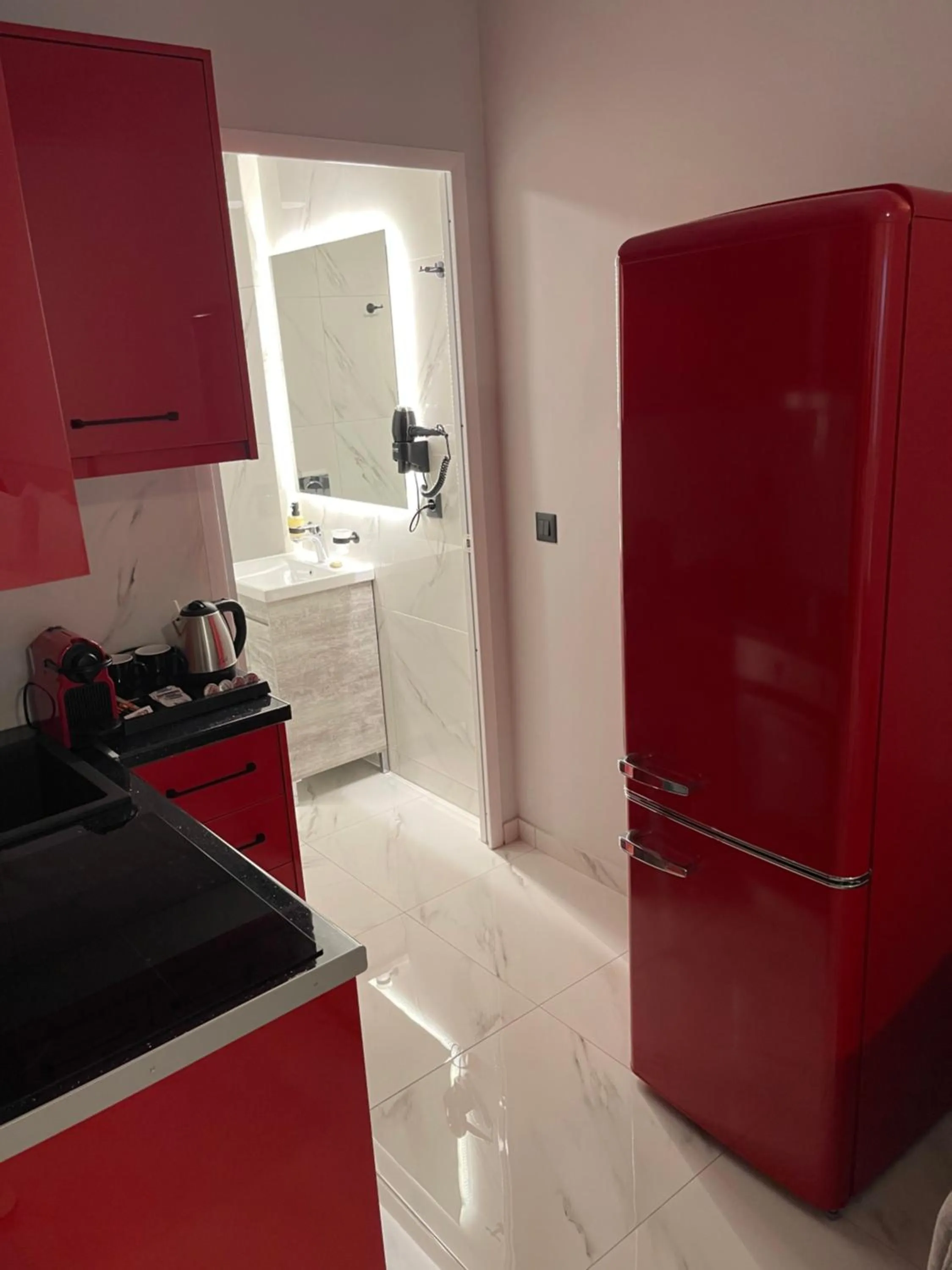 Kitchen or kitchenette in Athens Project Luxury Apartments