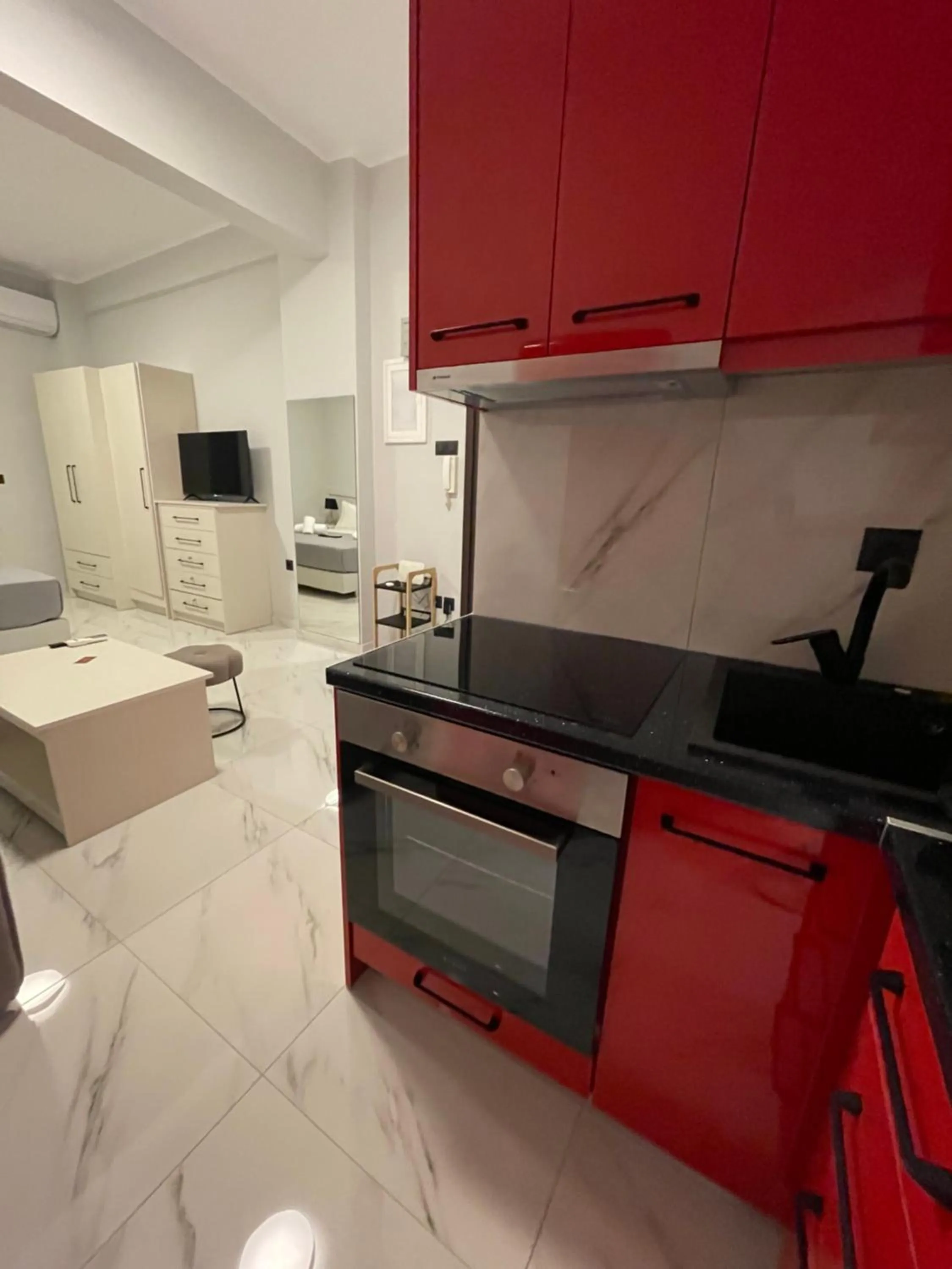 Kitchen or kitchenette in Athens Project Luxury Apartments