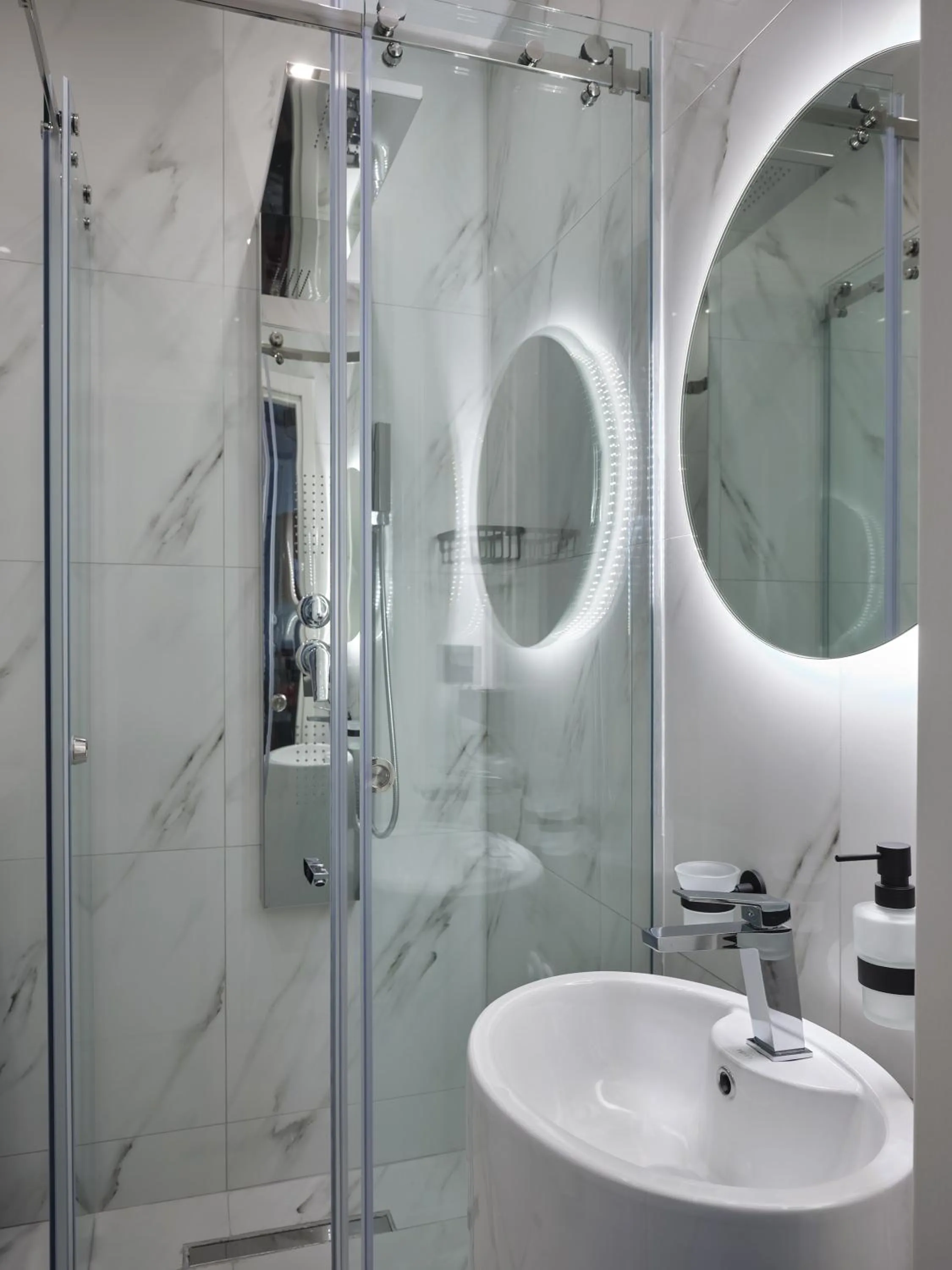 Shower in Athens Project Luxury Apartments
