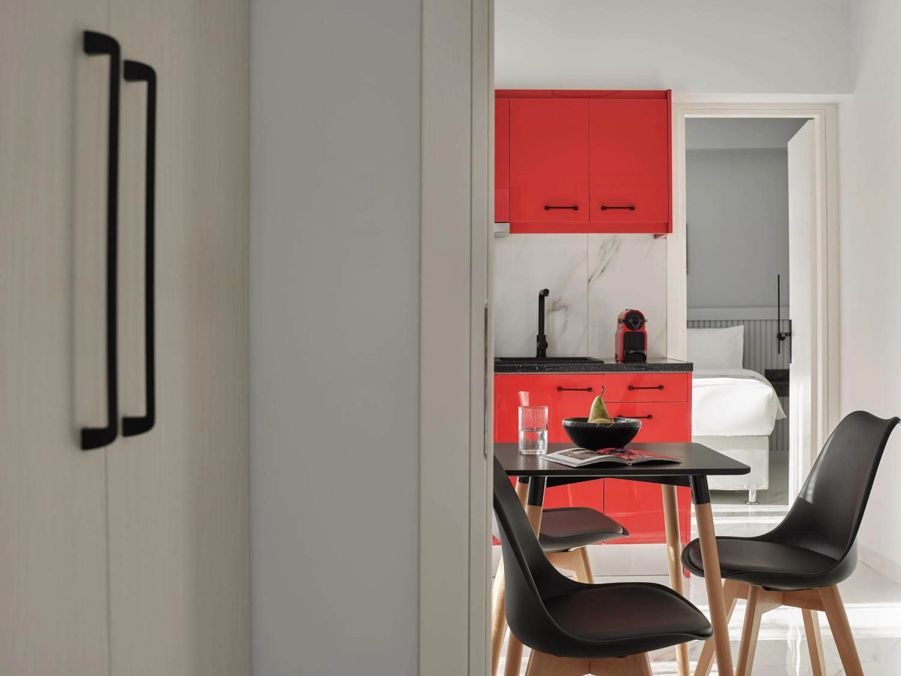 Kitchen or kitchenette in Athens Project Luxury Apartments