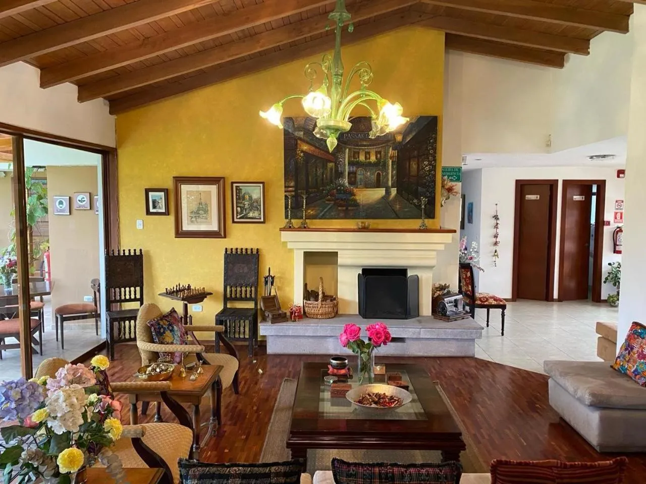 Living room in Casa del Viajero