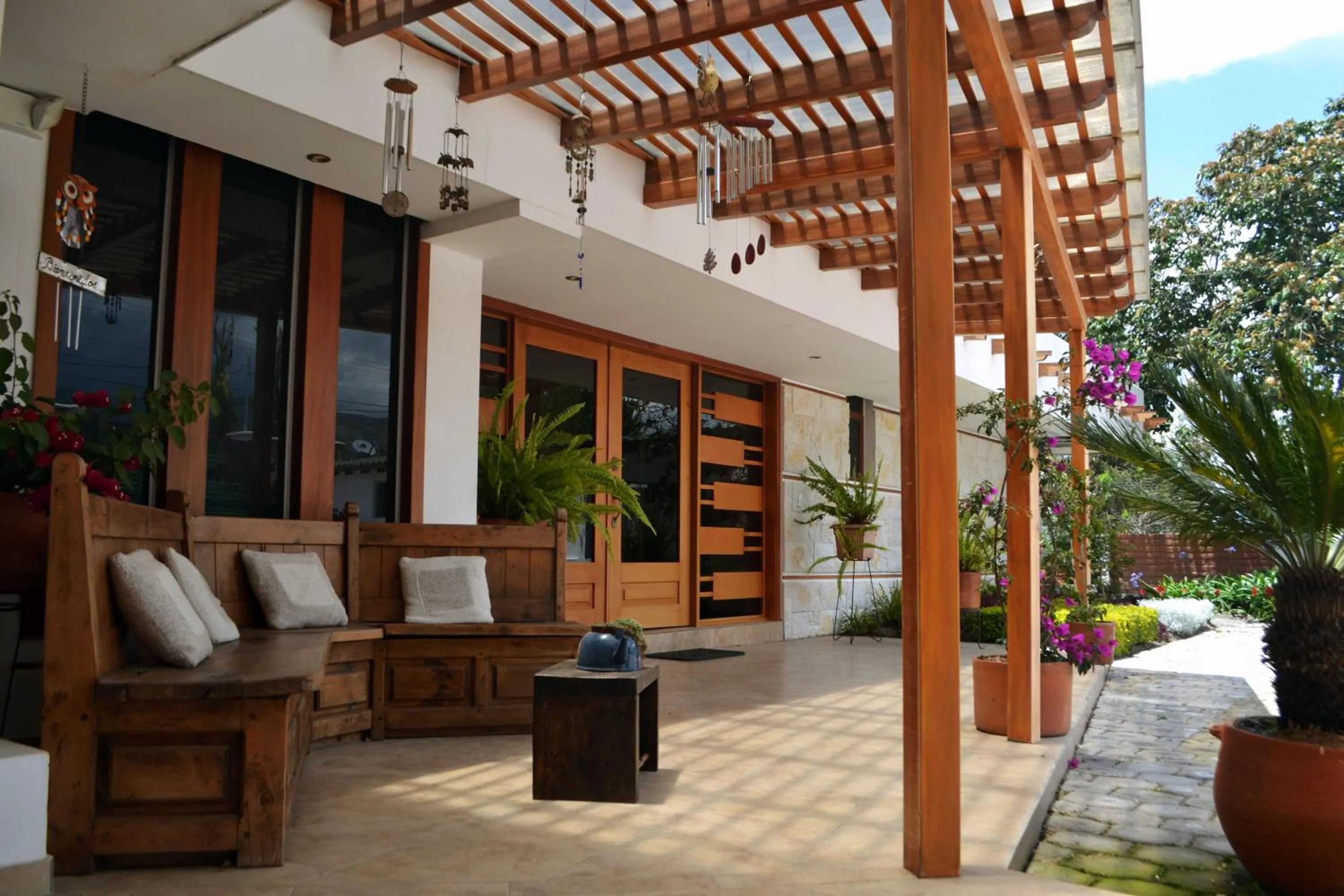 Patio in Casa del Viajero