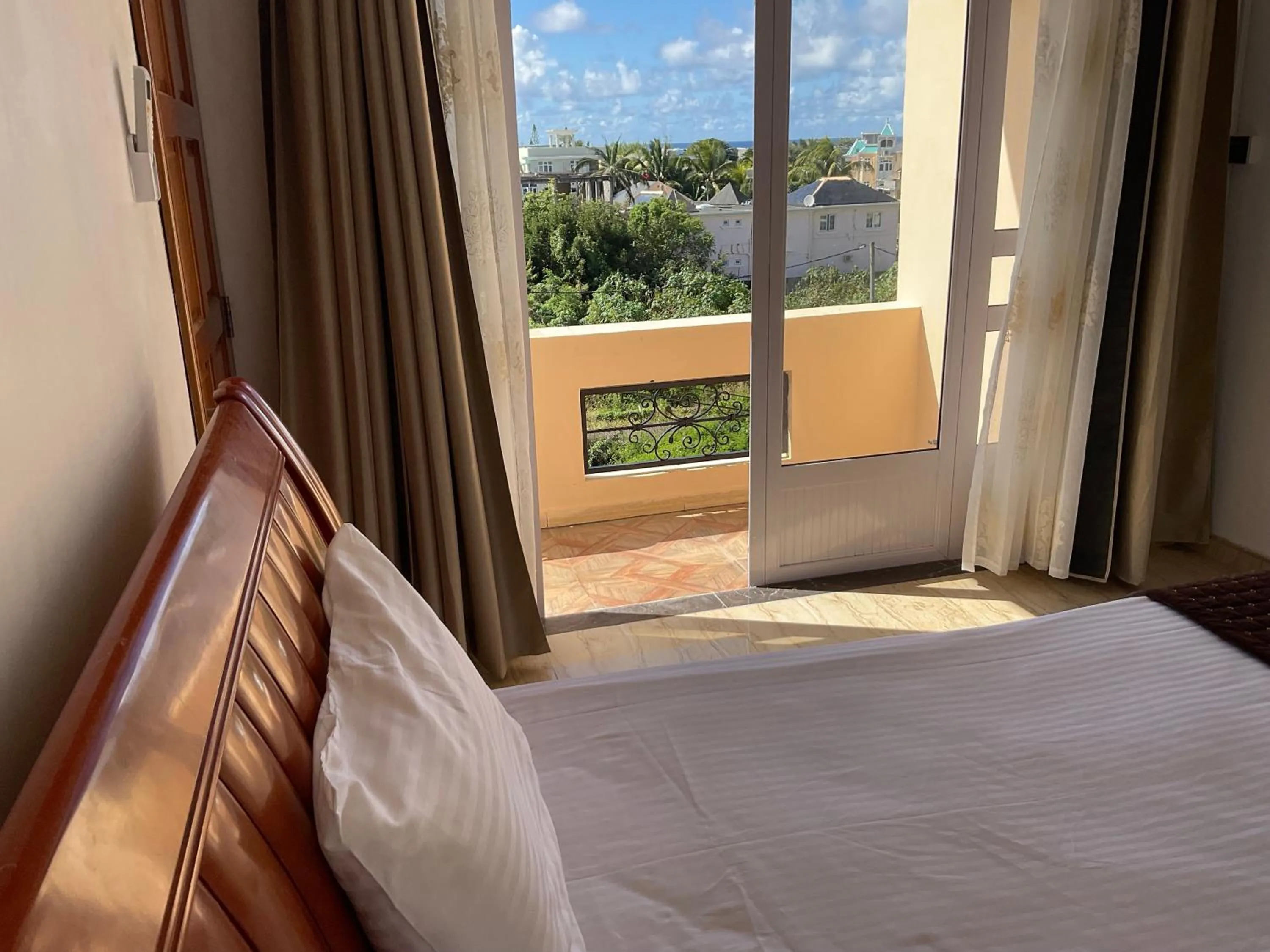 Bed in Blue Bay Holiday Resort