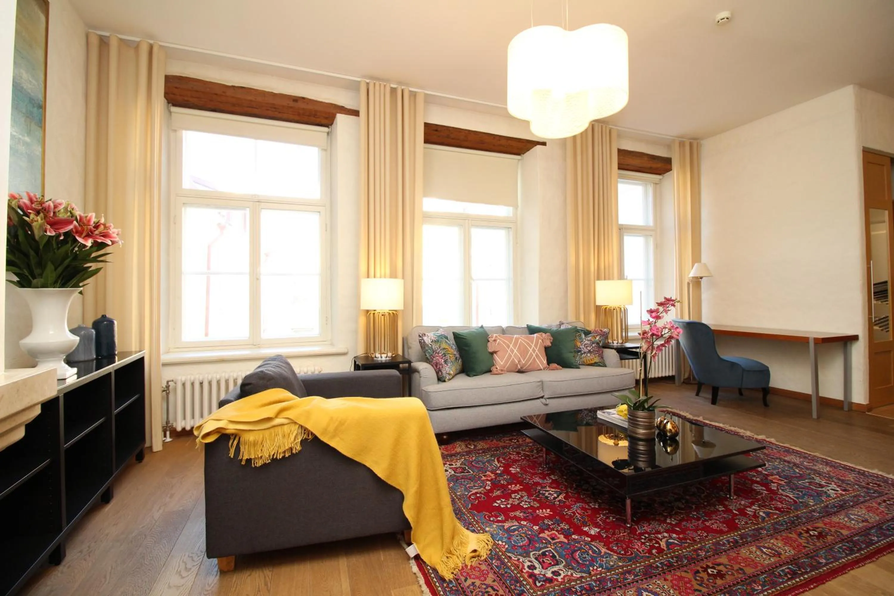 Living room in Tallinn City Apartments Old Town Toompea
