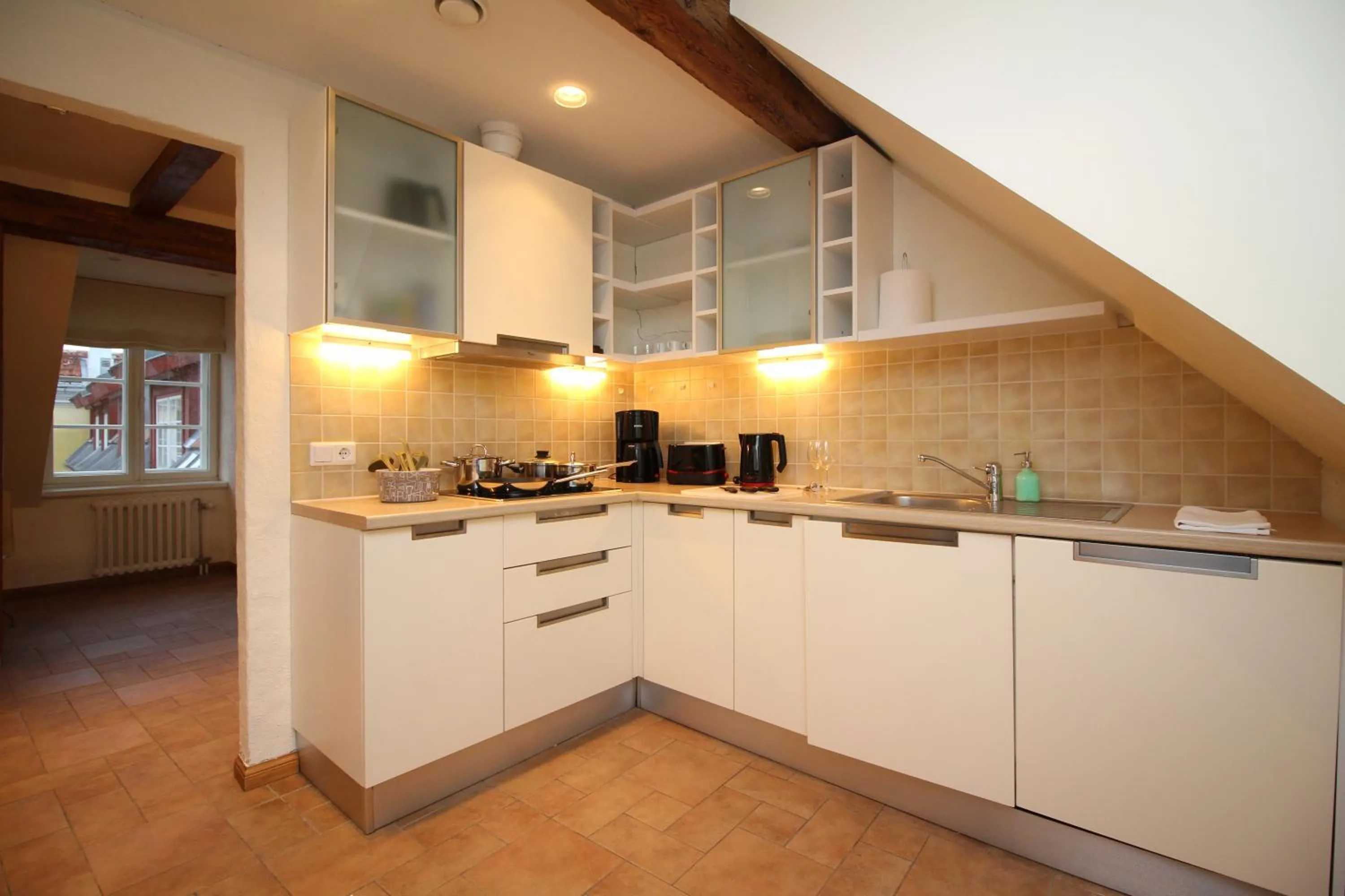 Kitchen or kitchenette in Tallinn City Apartments Old Town Toompea