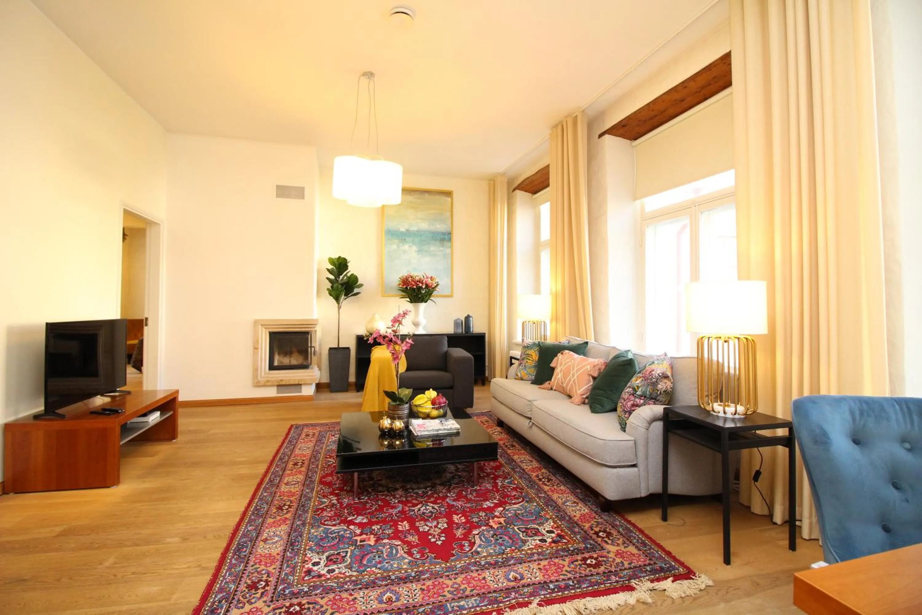 Living room in Tallinn City Apartments Old Town Toompea