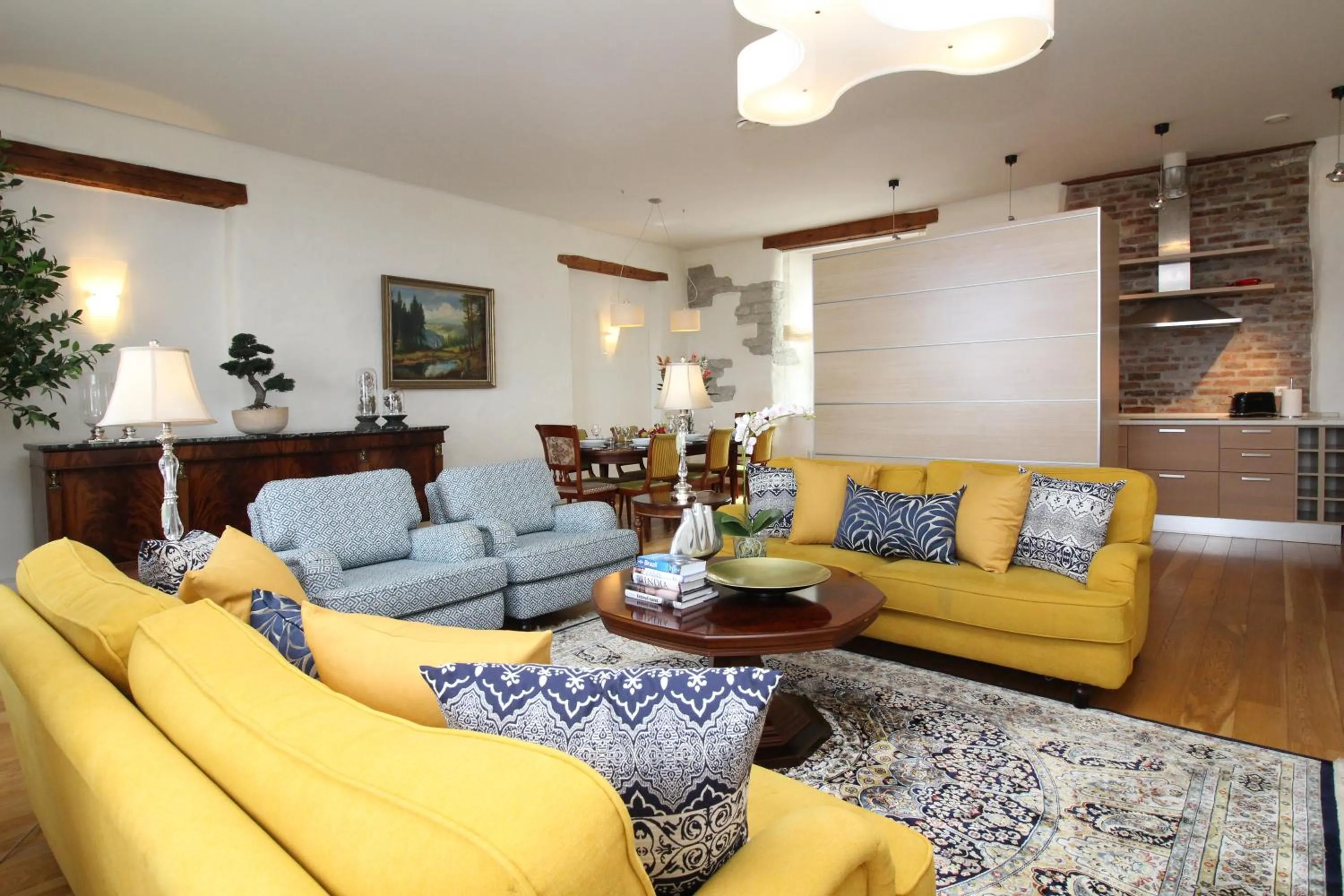 Living room in Tallinn City Apartments Old Town Toompea