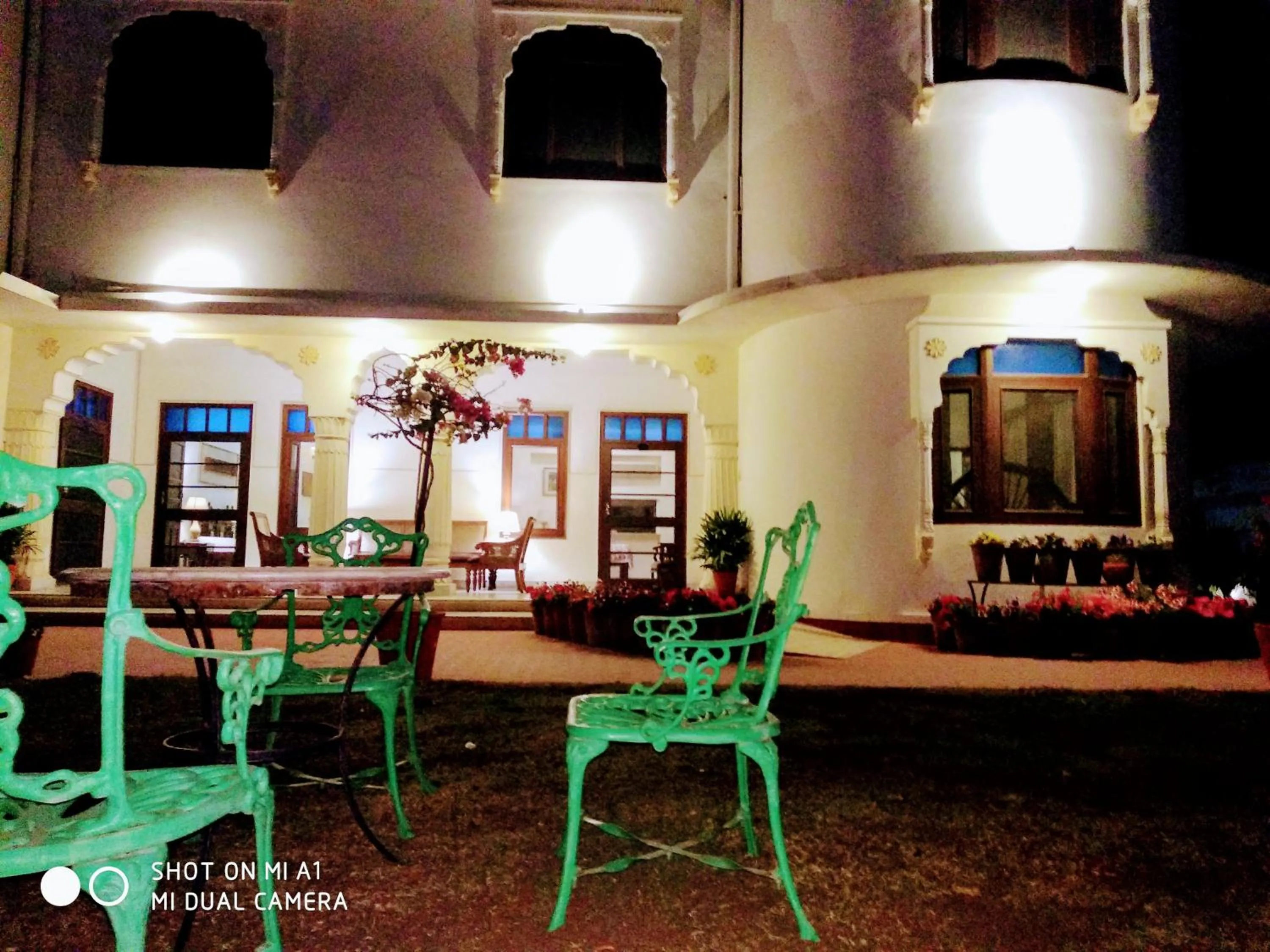 Garden view in Hotel Meghniwas