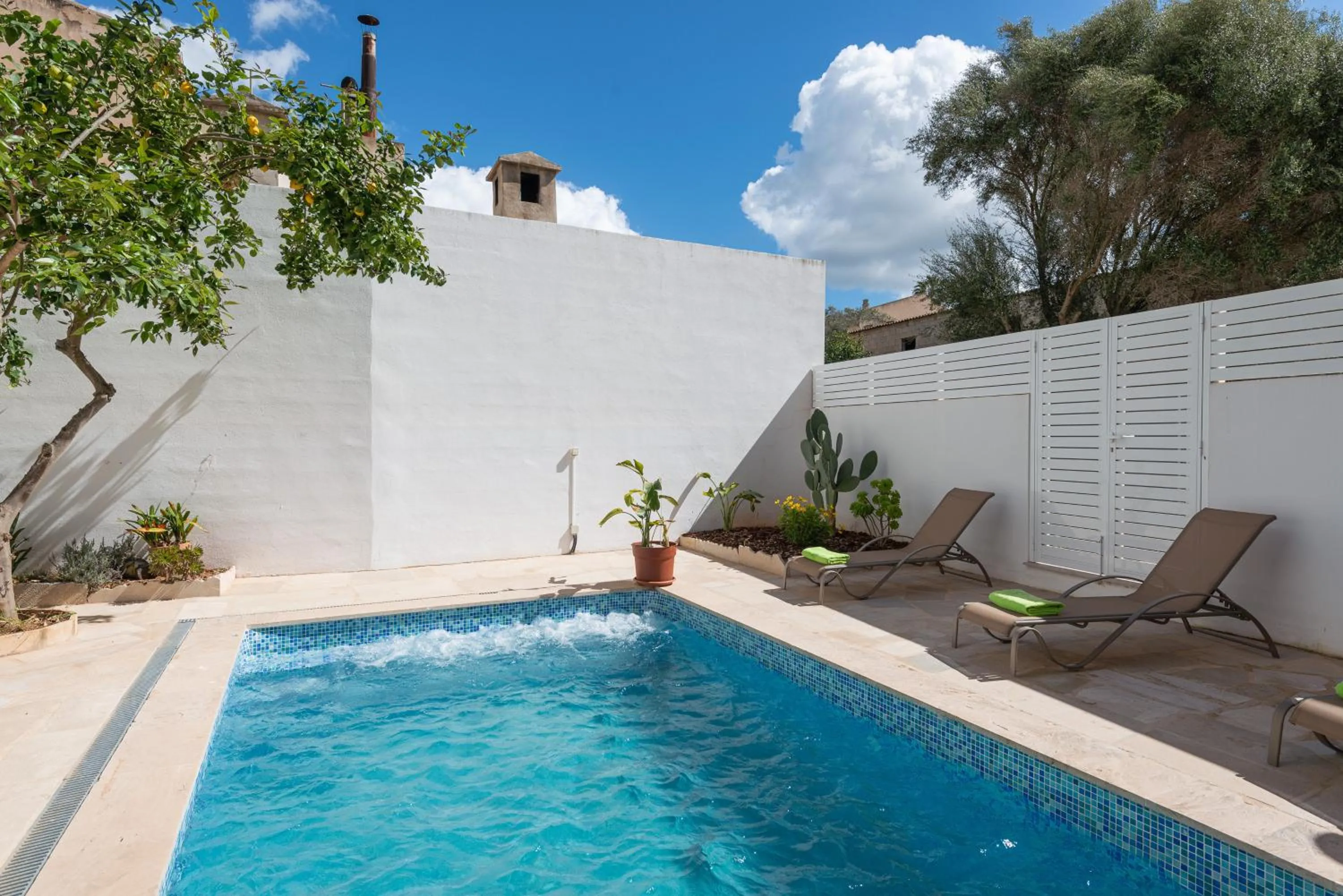 Swimming pool in Can Joan -Maria-