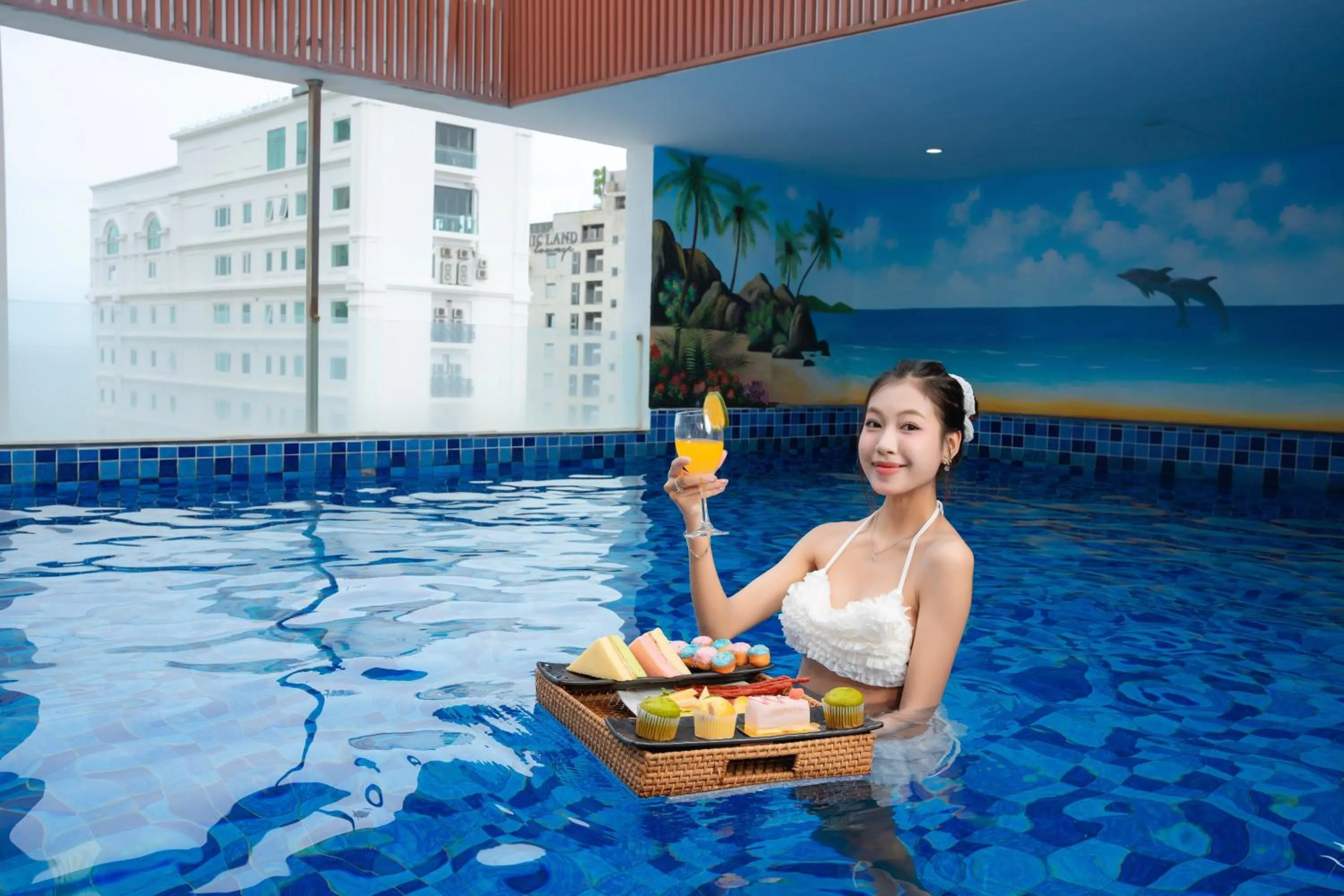 Swimming pool in TGT BEACH HOTEL
