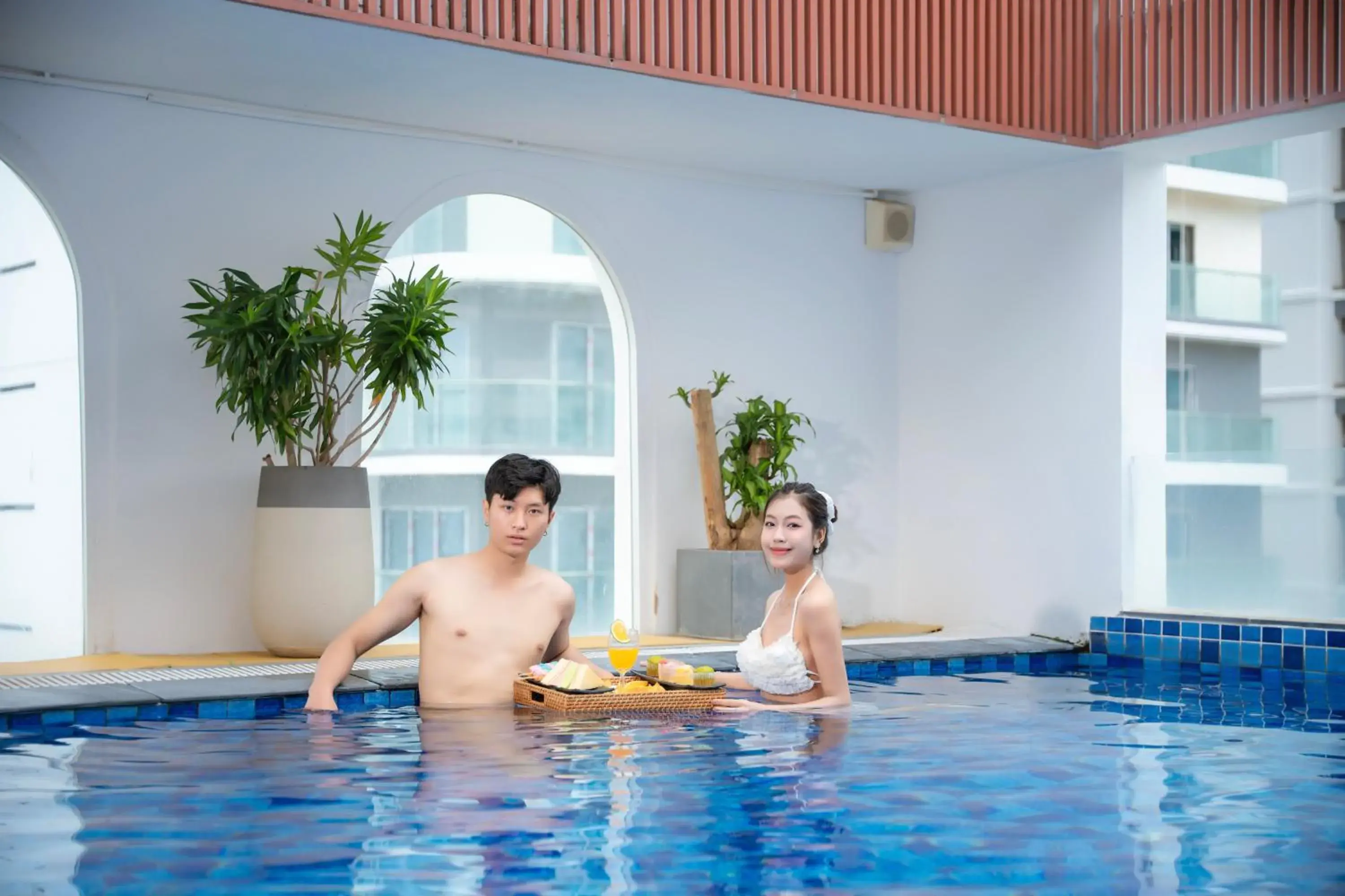 Swimming pool in TGT BEACH HOTEL Swimming pool in TGT BEACH HOTEL