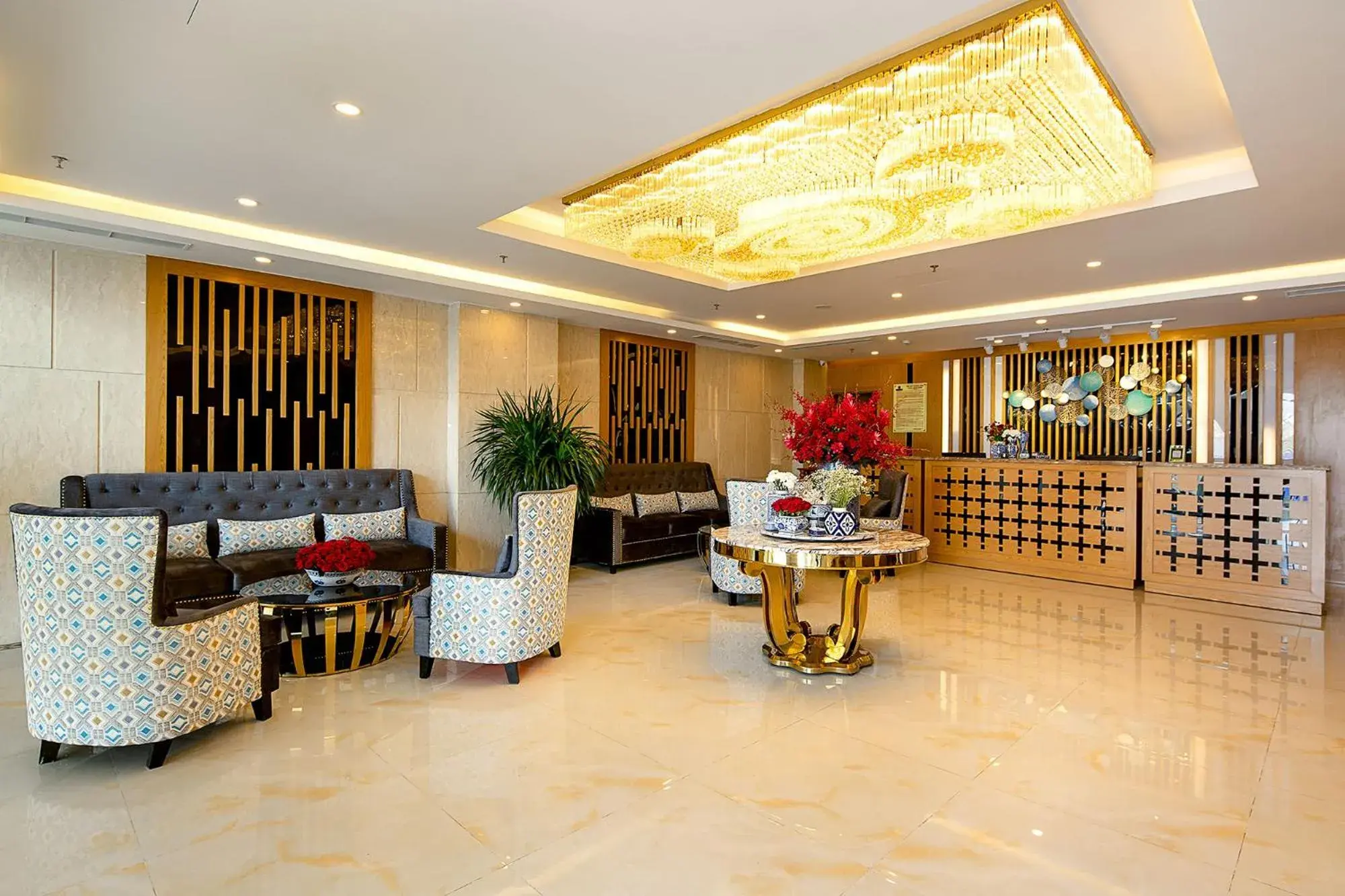 Lobby or reception in TGT BEACH HOTEL Lobby or reception in TGT BEACH HOTEL