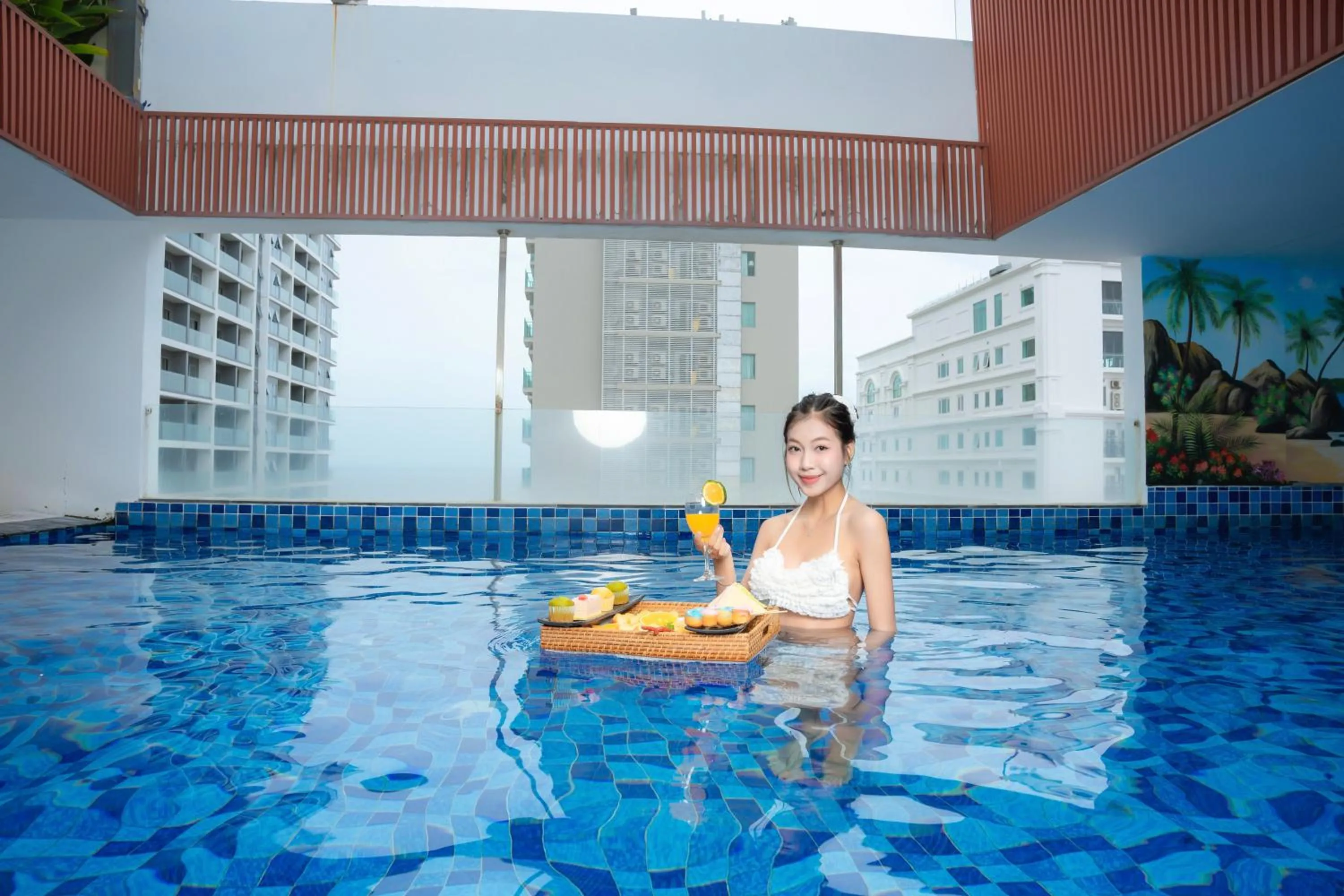 Swimming pool in TGT BEACH HOTEL