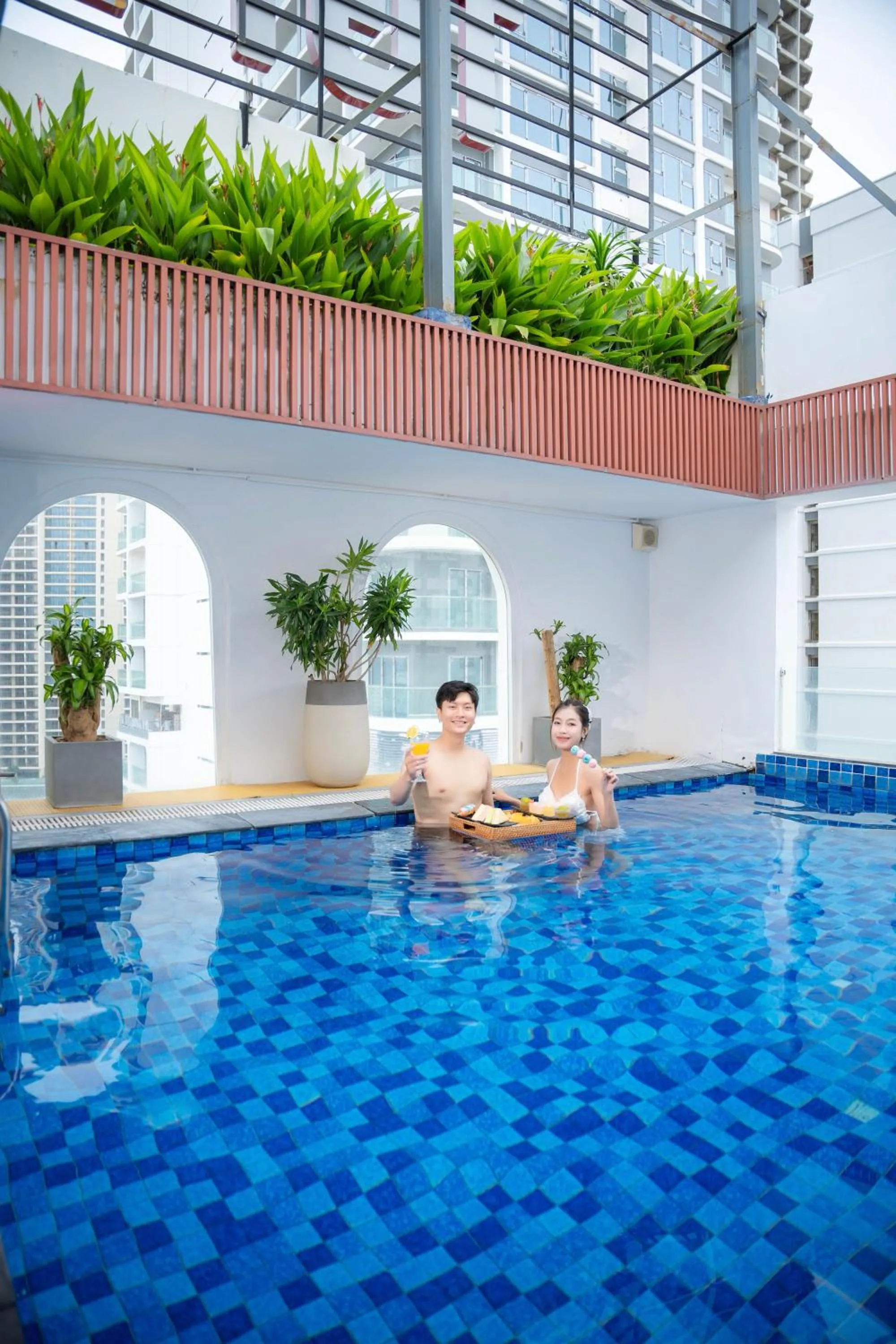 Swimming pool in TGT BEACH HOTEL