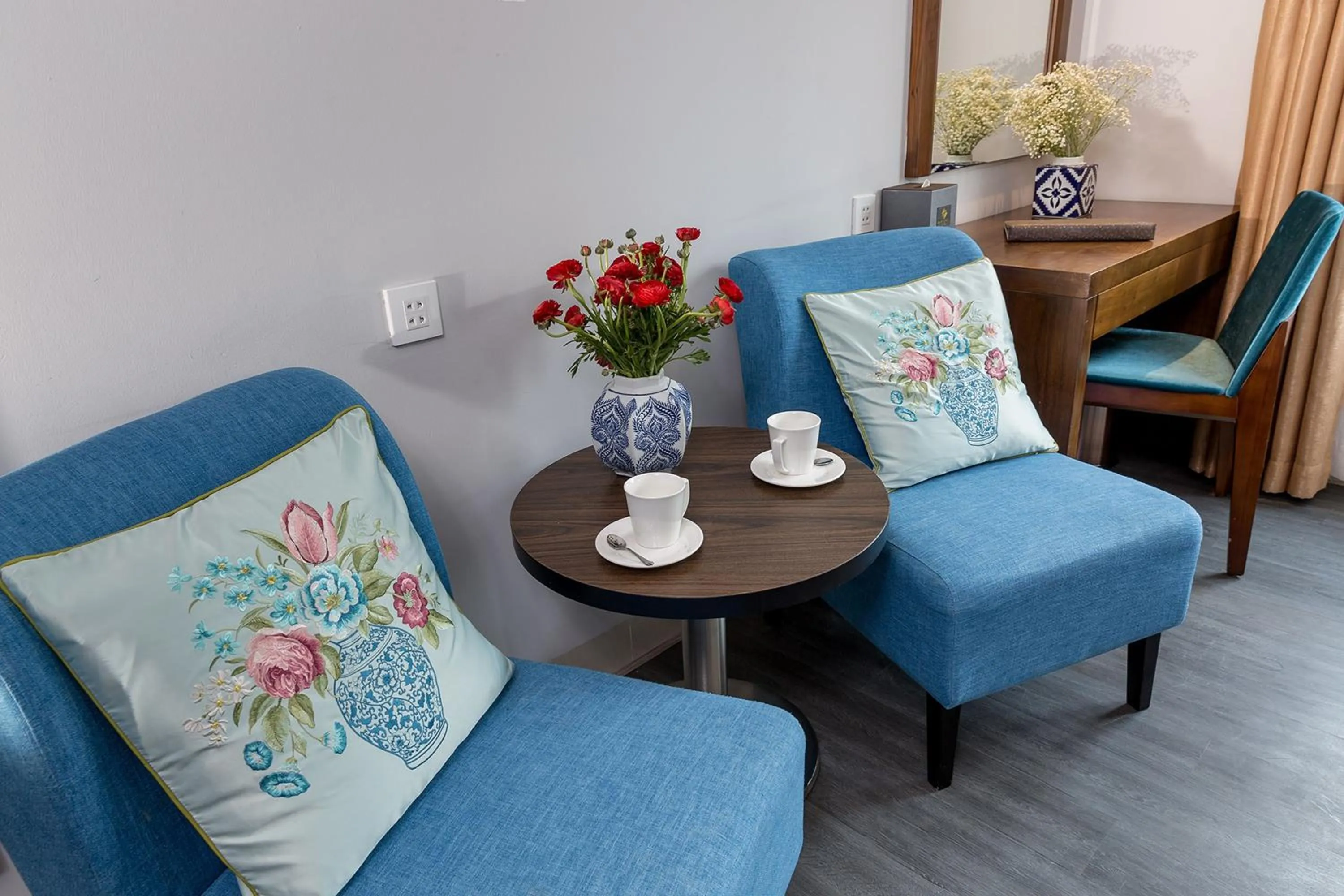 Seating area in TGT BEACH HOTEL