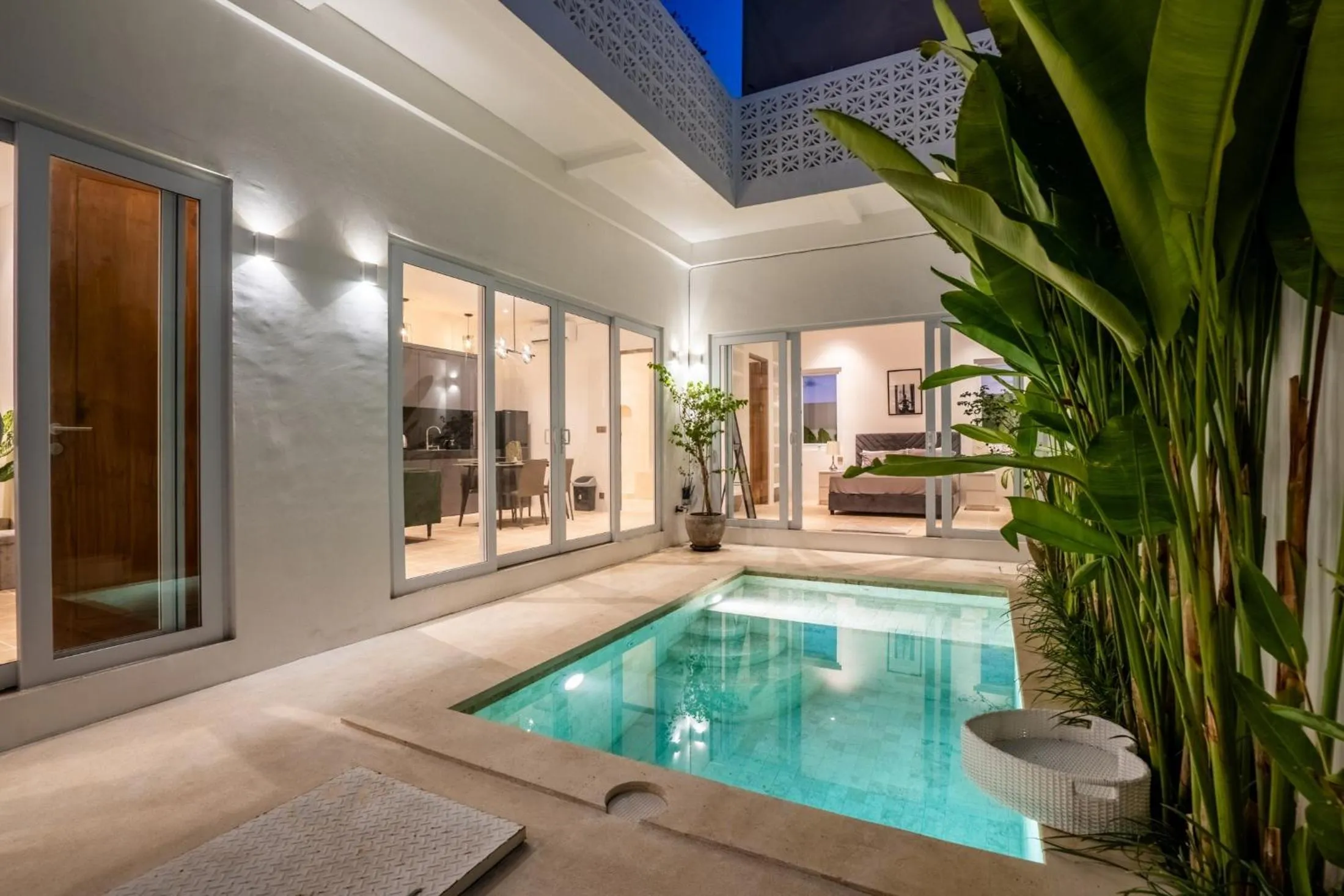 Patio in Eden Cemagi Villa Pererenan