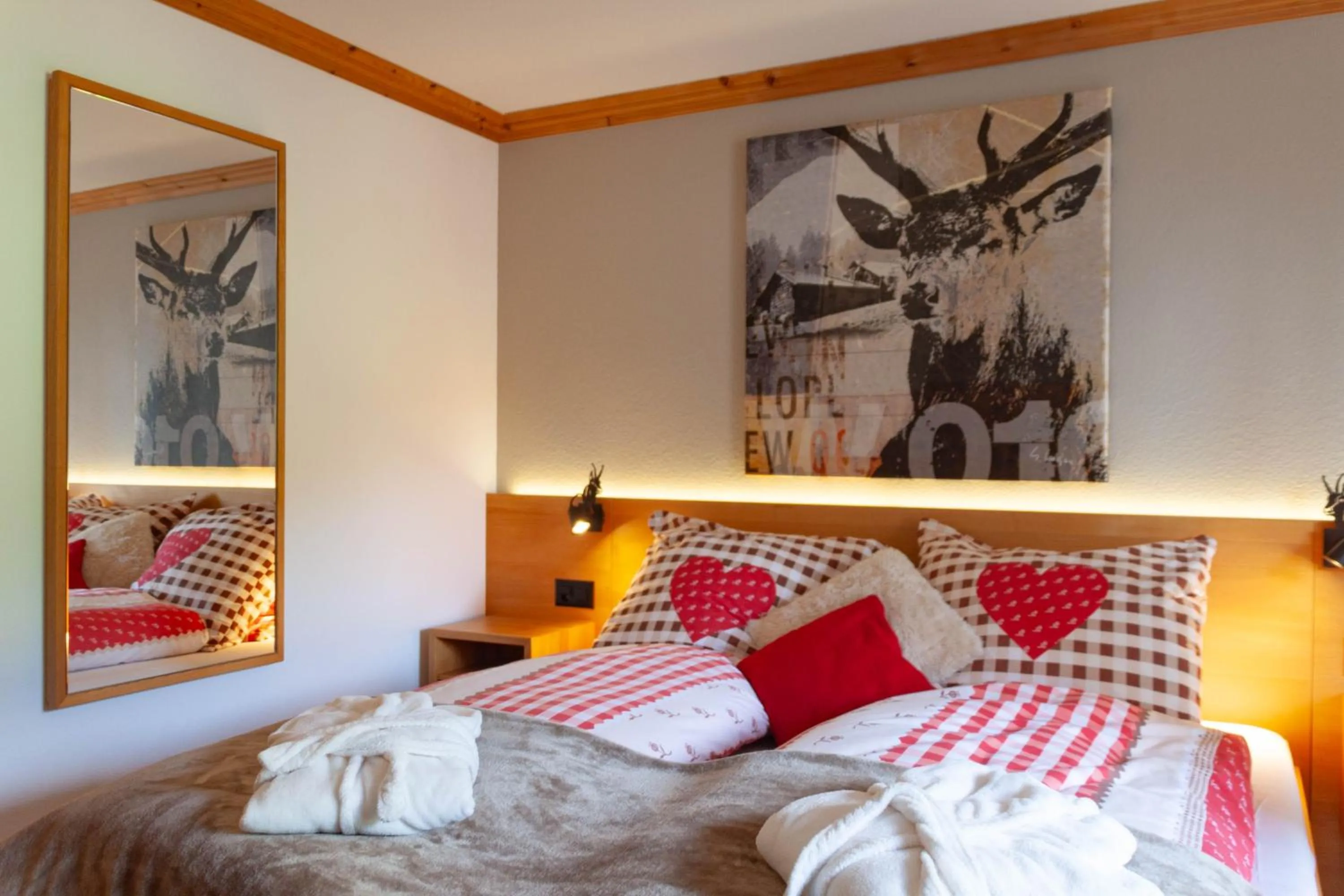 Bed in Hotel Madrisajoch