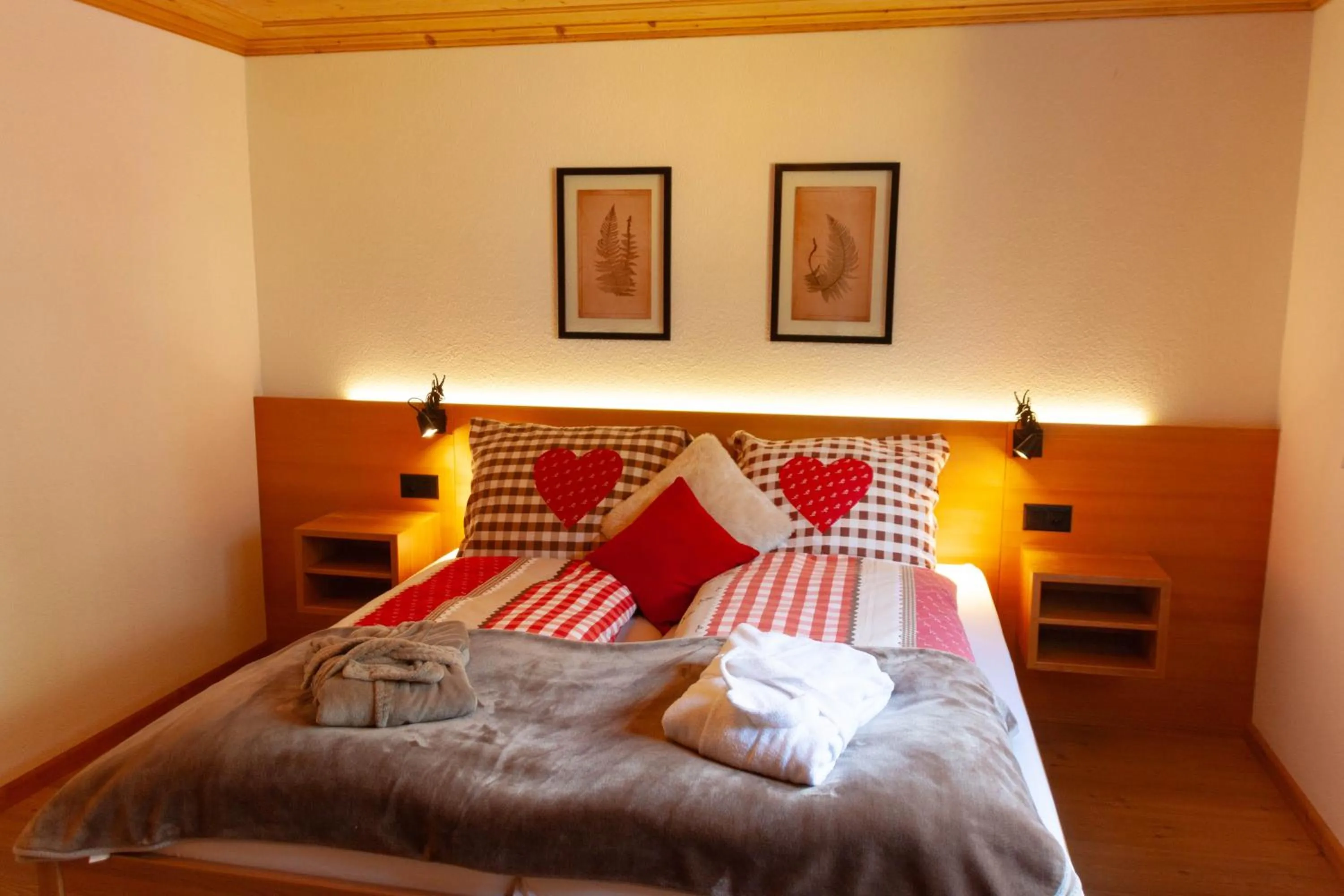 Bed in Hotel Madrisajoch