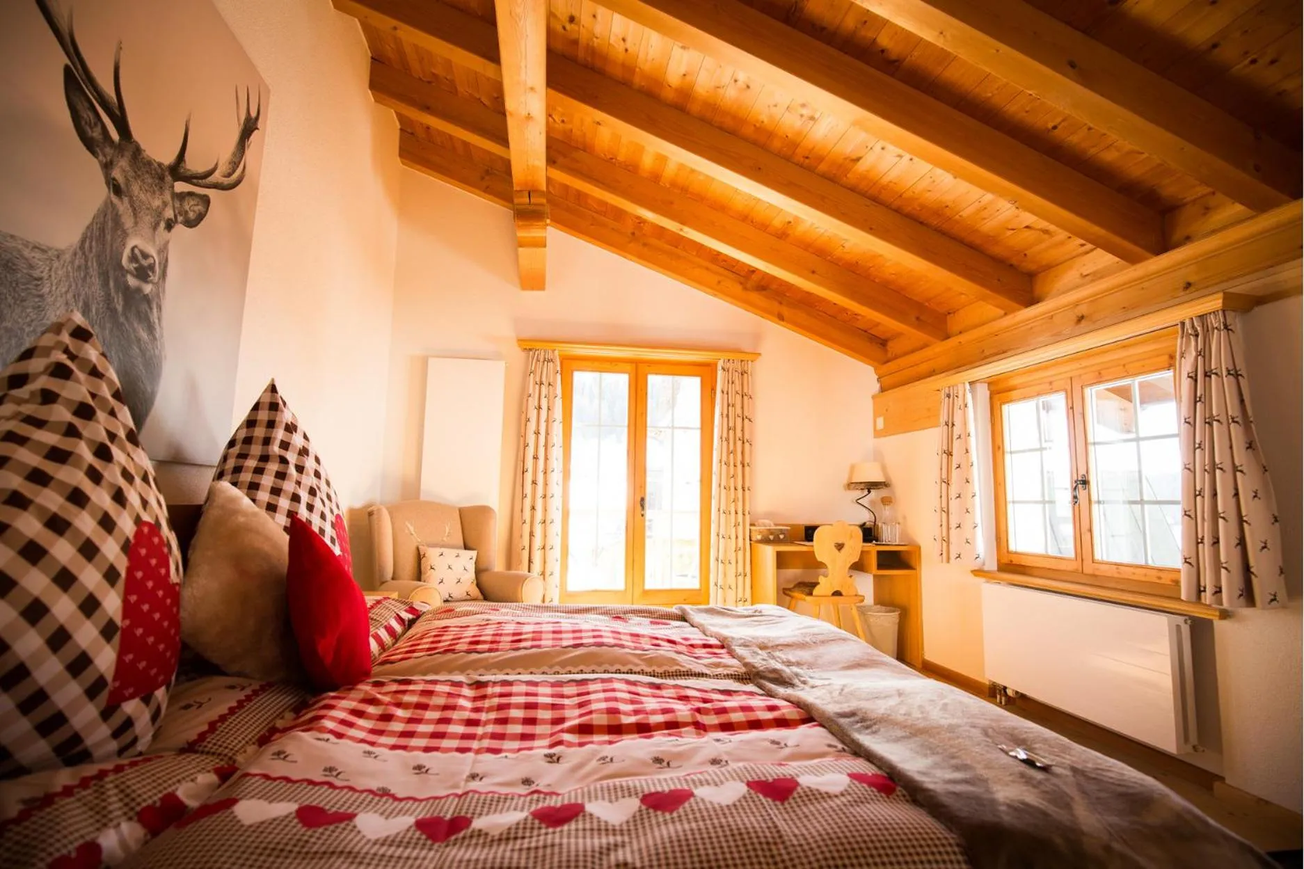 Photo of the whole room, Bed in Hotel Madrisajoch