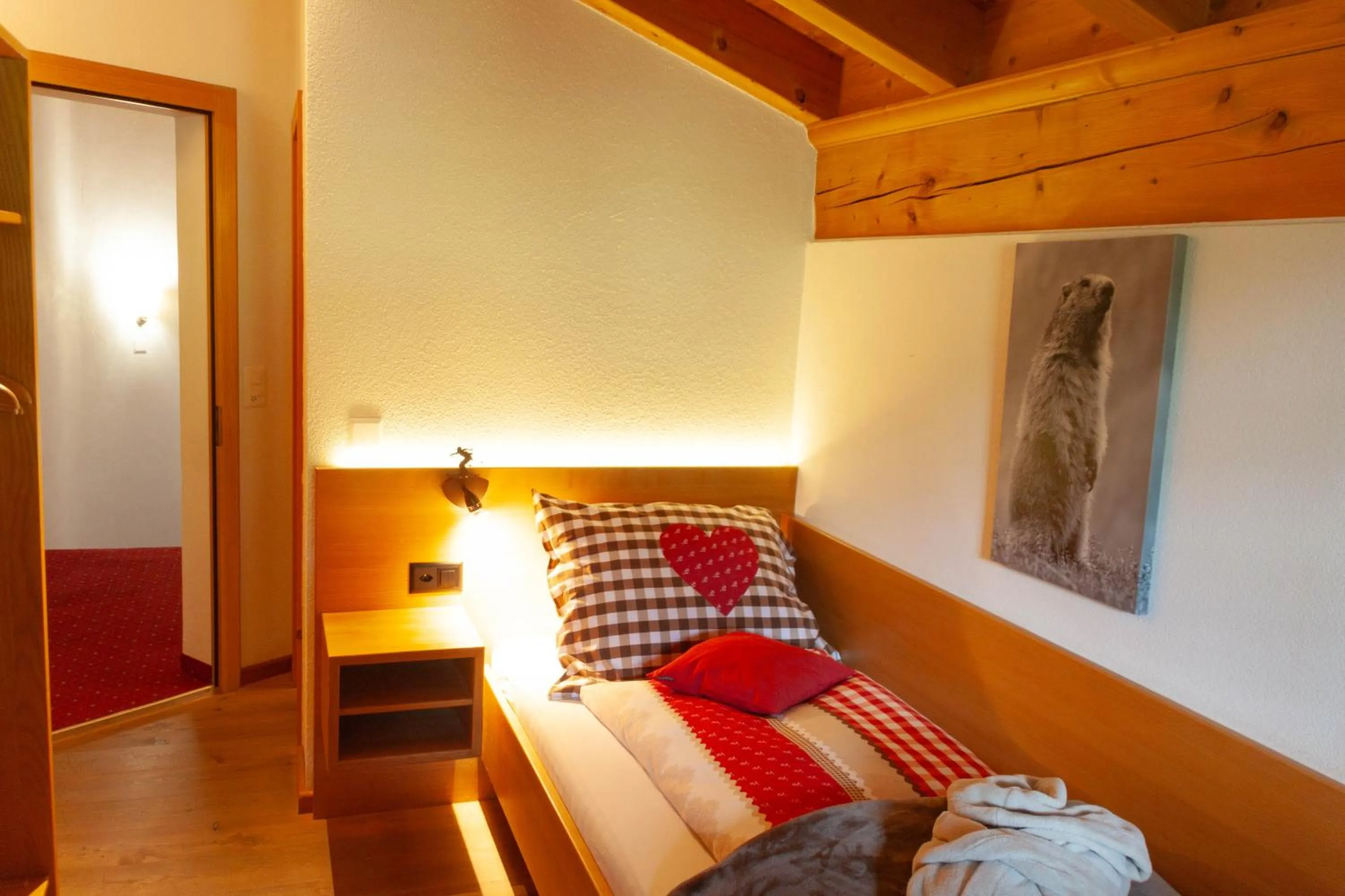 Bed in Hotel Madrisajoch