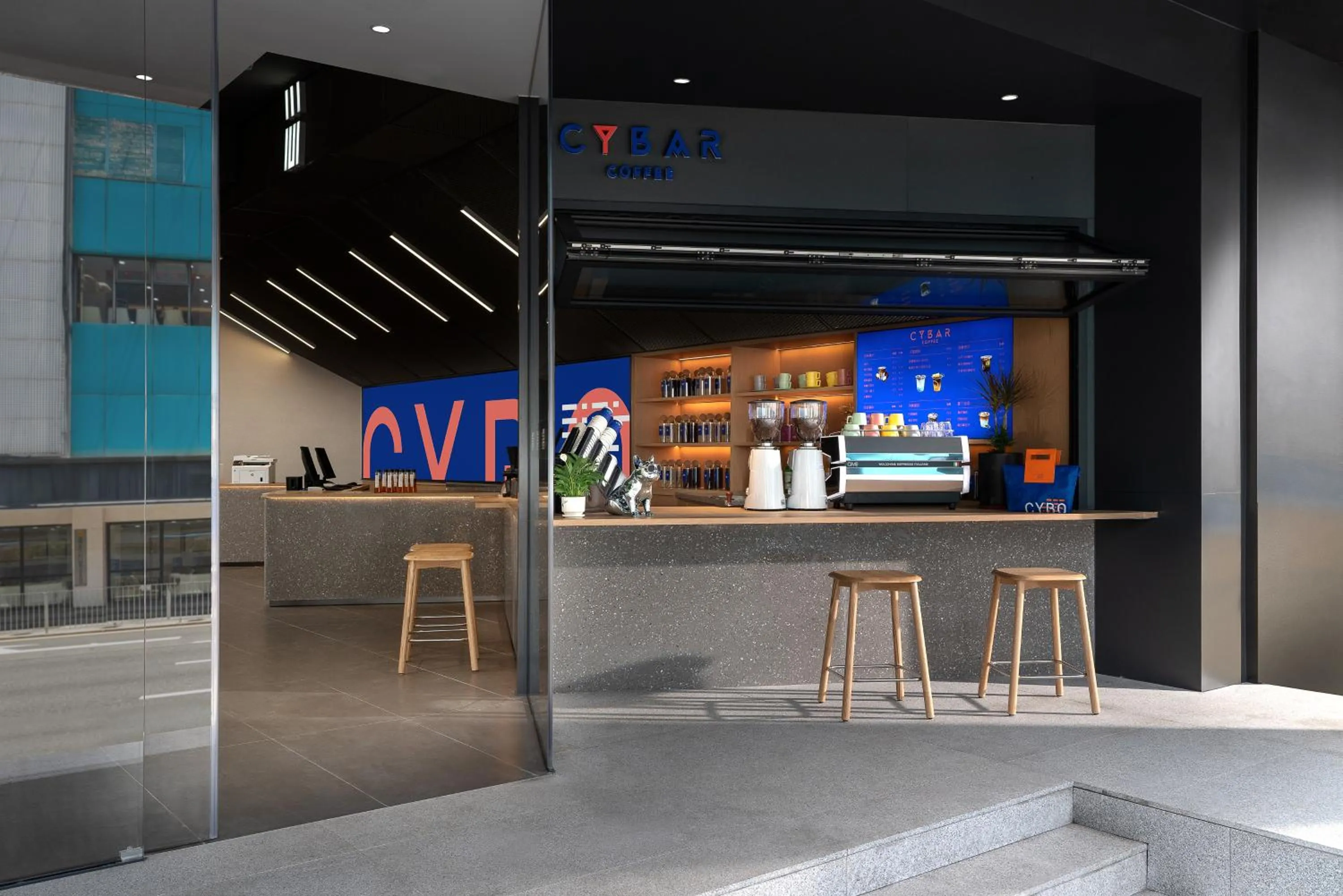 Lounge or bar in CYBO Station SSAW Shangpin Hotel Luohu Shenzhen