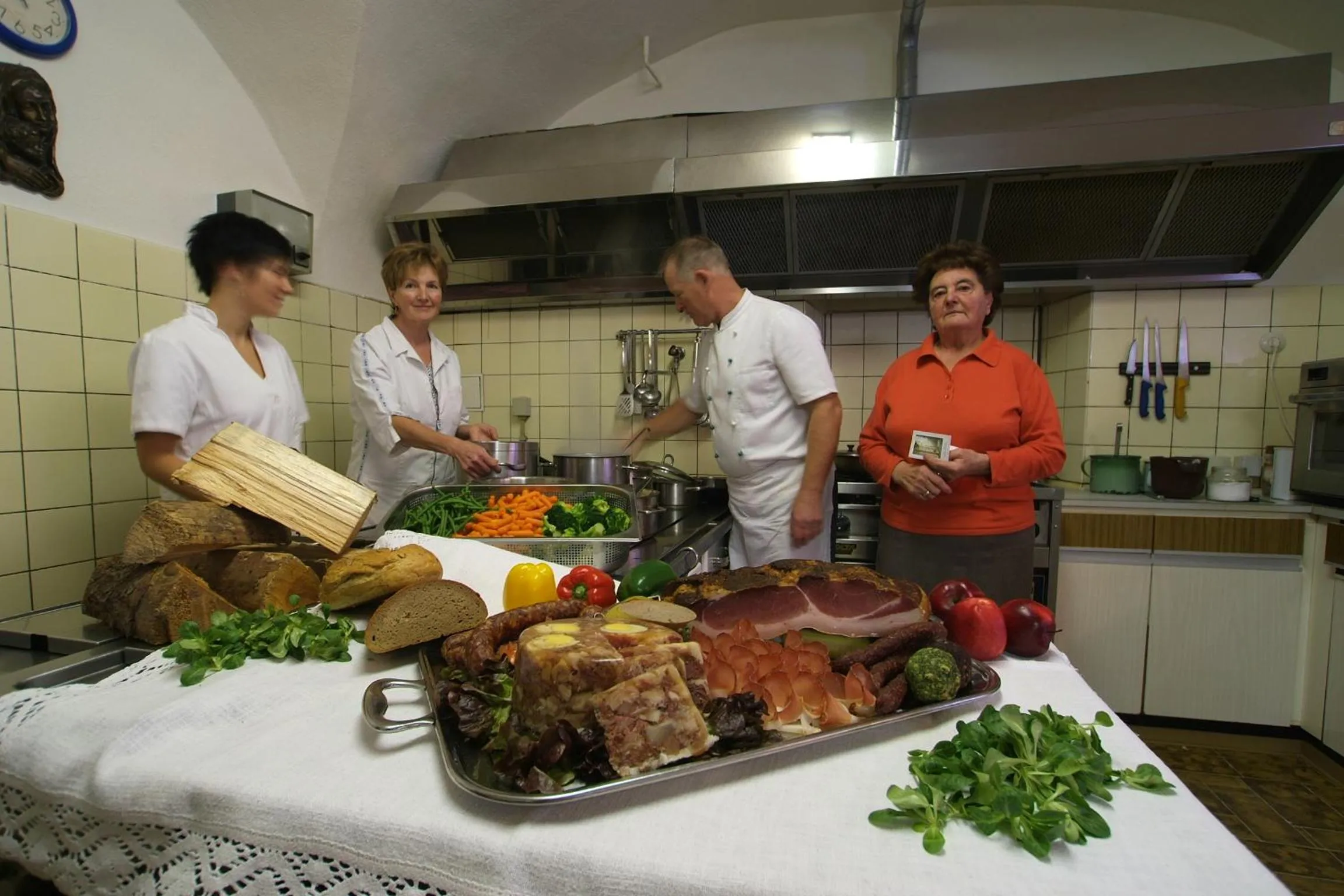 Dinner in Gasthof Pension Traube