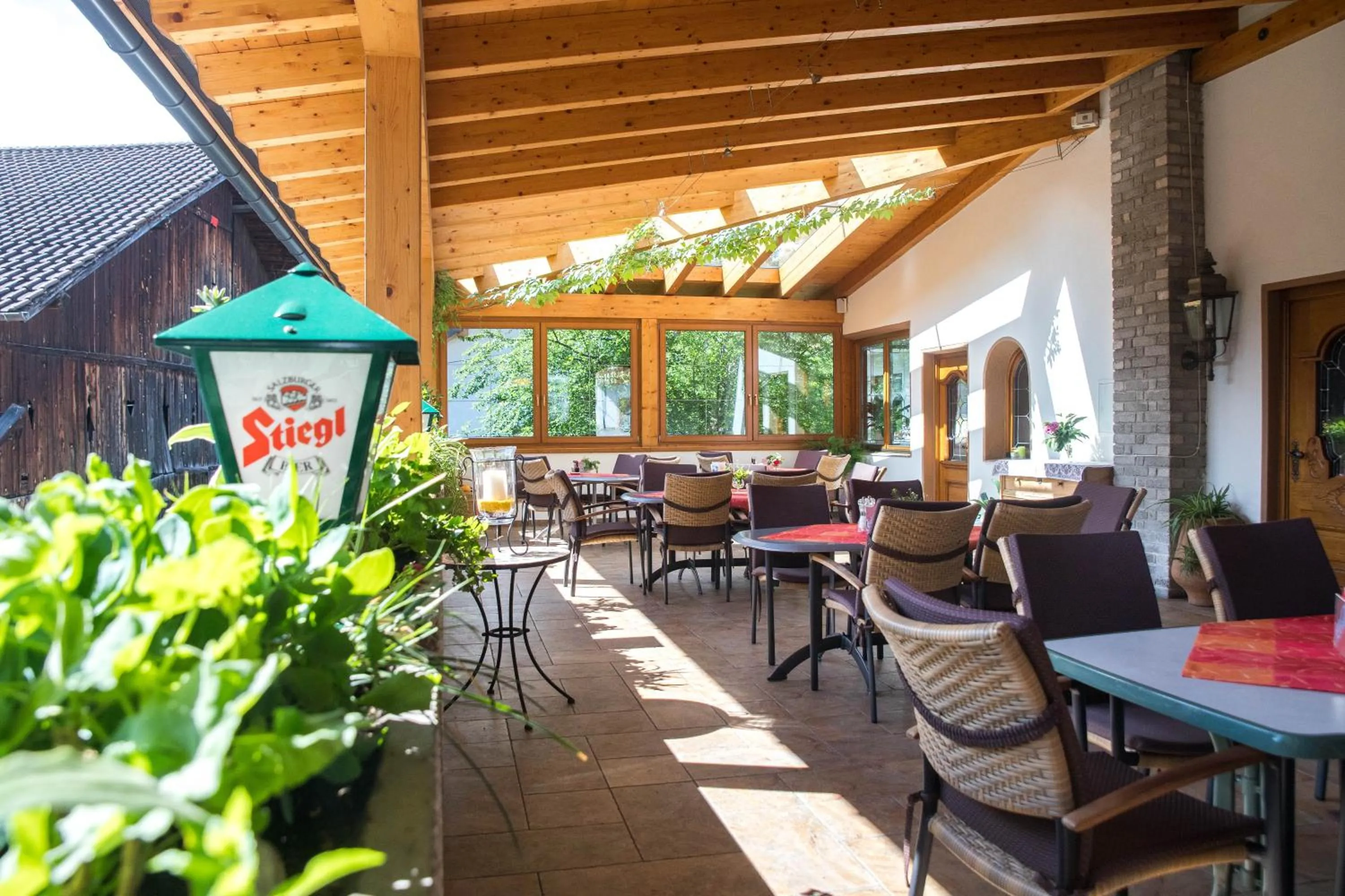 Garden in Gasthof Pension Traube