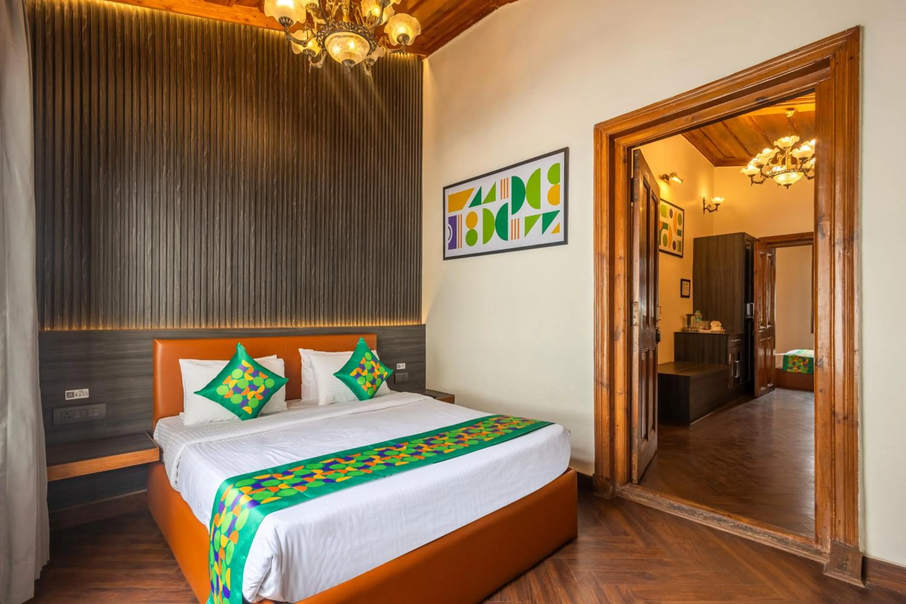 Bedroom, Bed in Treebo Premium Torrentium - A Heritage Hotel