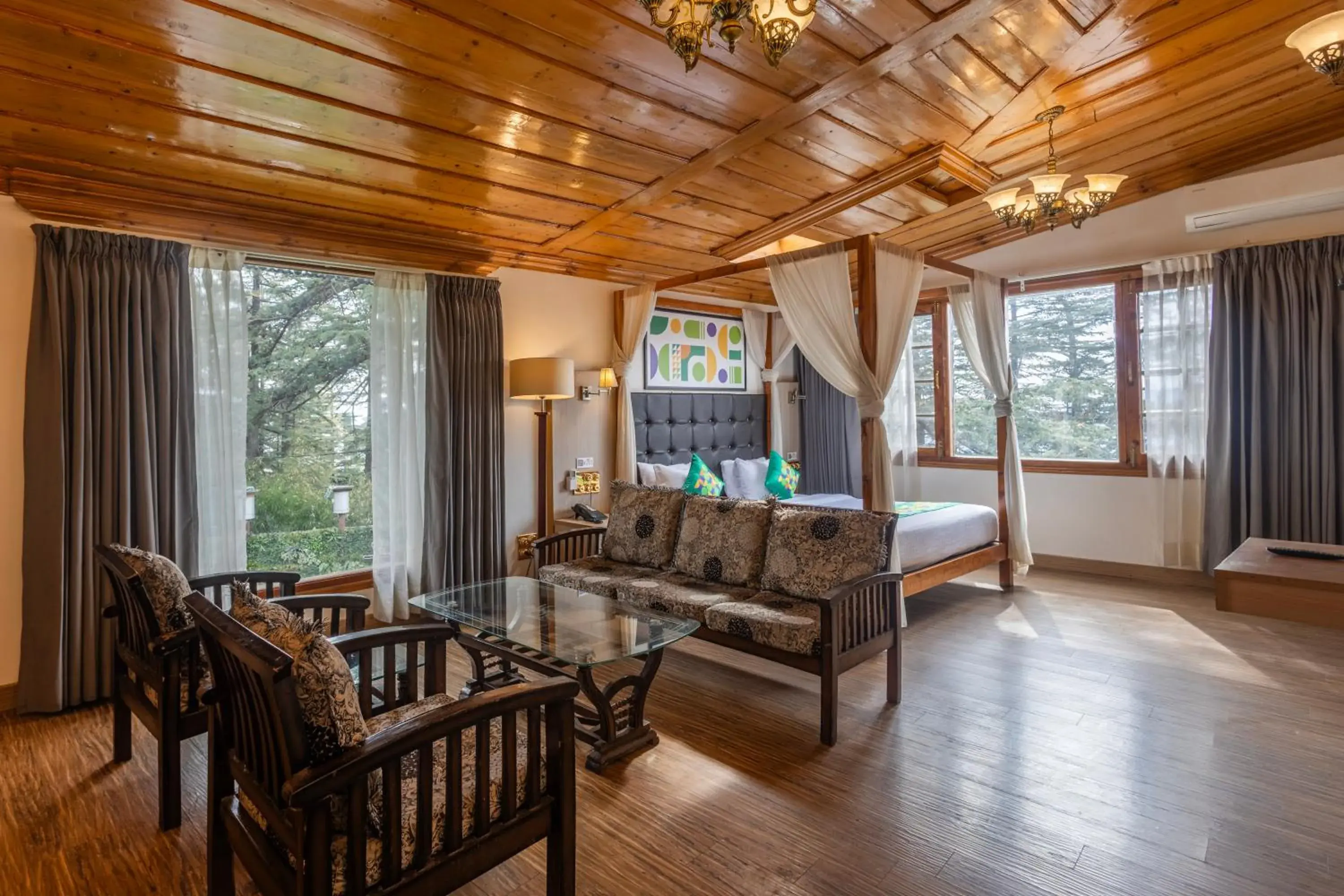 Deluxe Room with Garden View - single occupancy in Treebo Premium Torrentium - A Heritage Hotel Deluxe Room with Garden View - single occupancy in Treebo Premium Torrentium - A Heritage Hotel