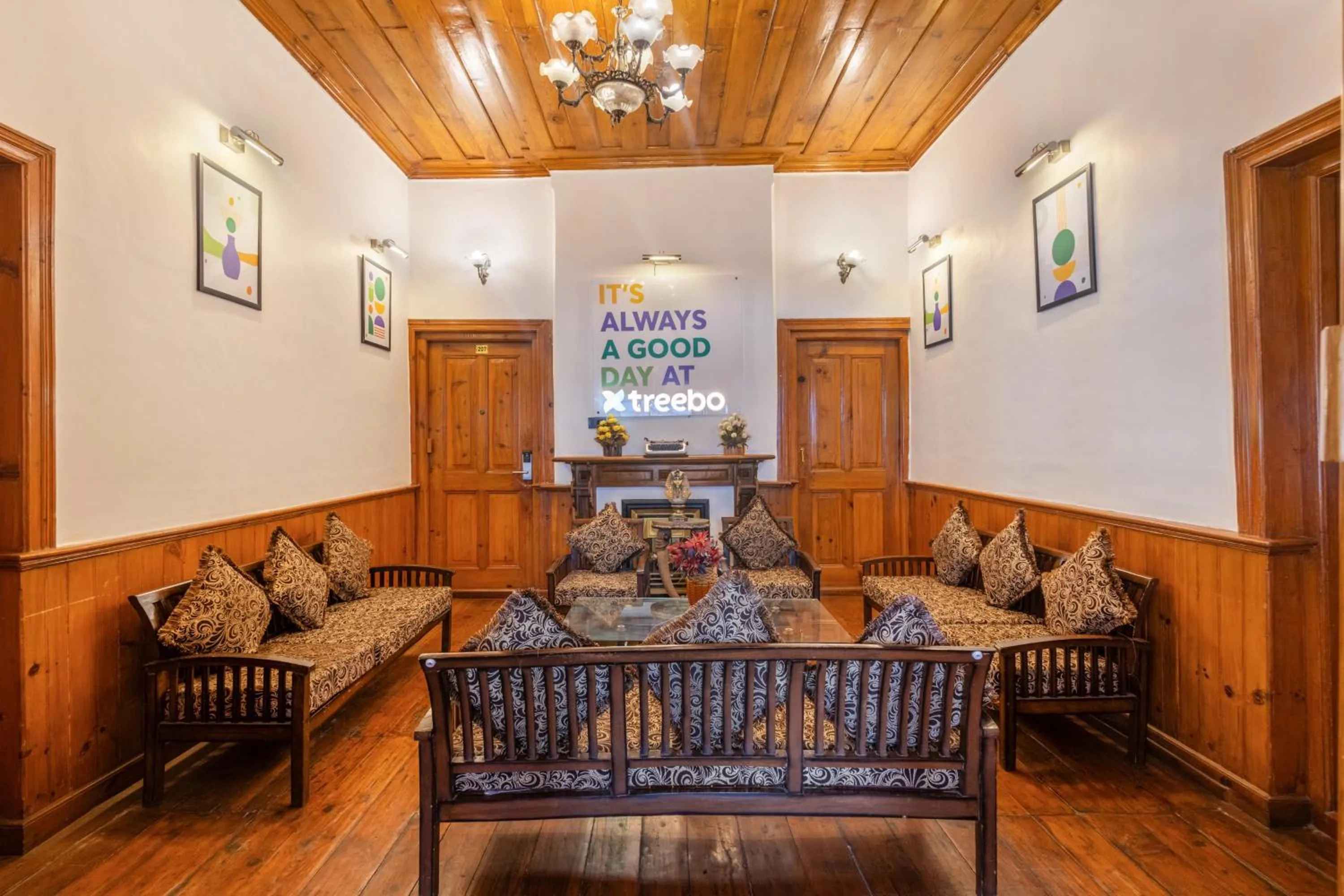 Seating area in Treebo Premium Torrentium - A Heritage Hotel