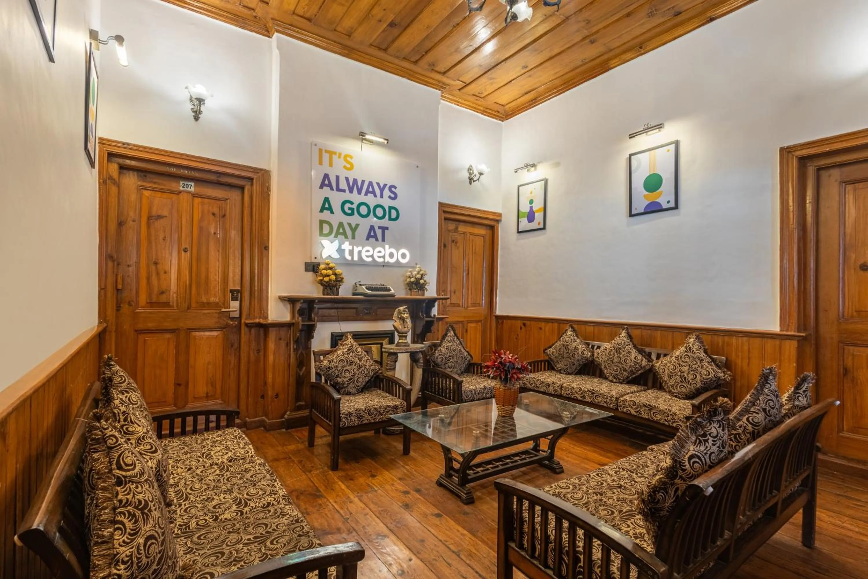 Seating area in Treebo Premium Torrentium - A Heritage Hotel