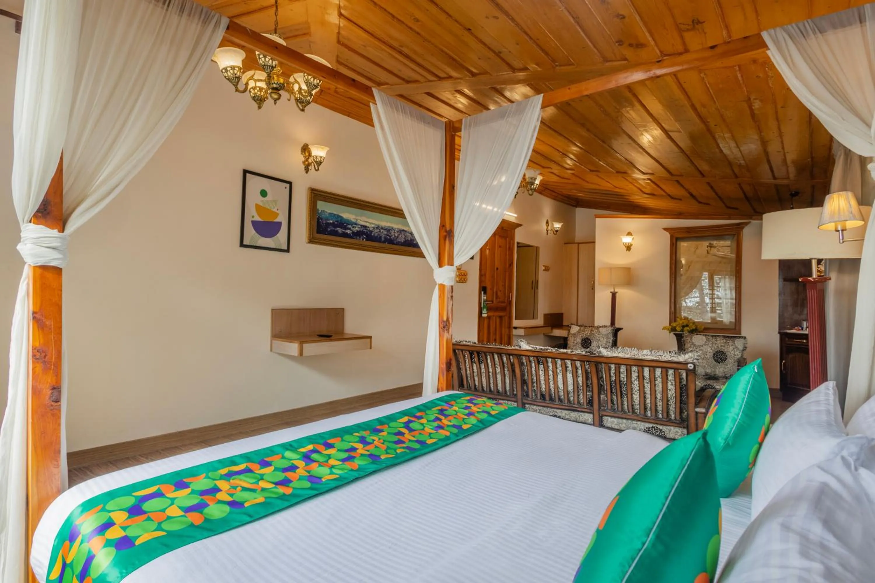 Bedroom, Bed in Treebo Premium Torrentium - A Heritage Hotel