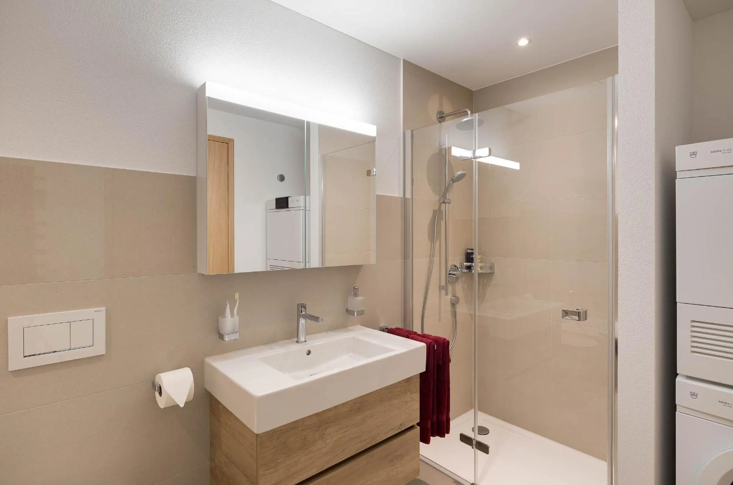 Shower in Andermatt Alpine Apartments