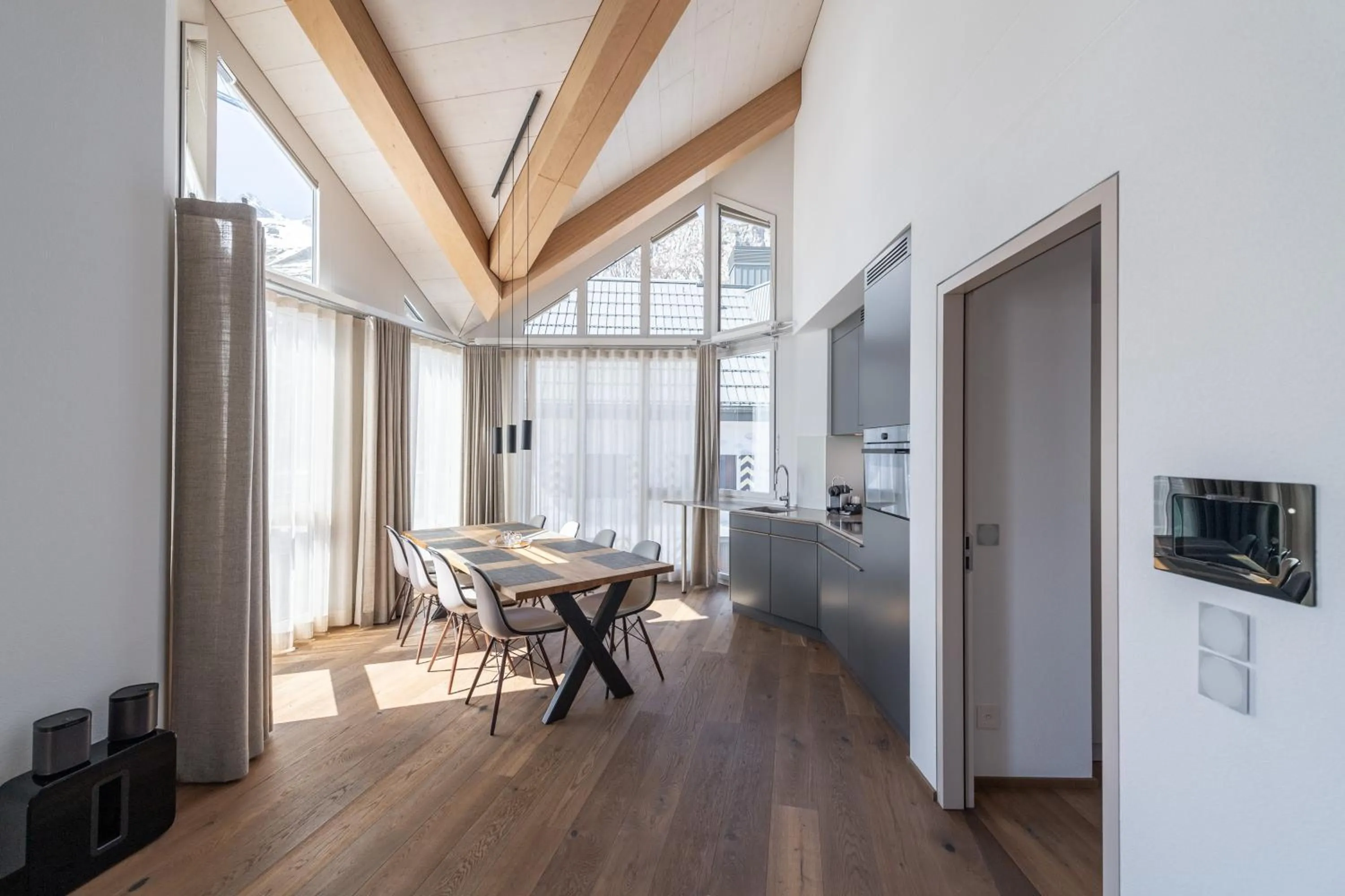 Kitchen or kitchenette in Andermatt Alpine Apartments