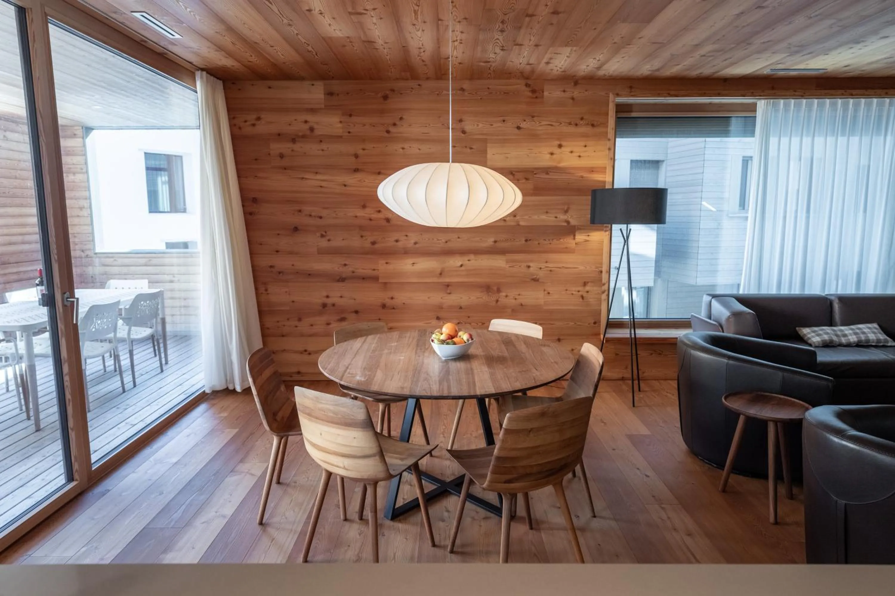 Dining area in Andermatt Alpine Apartments
