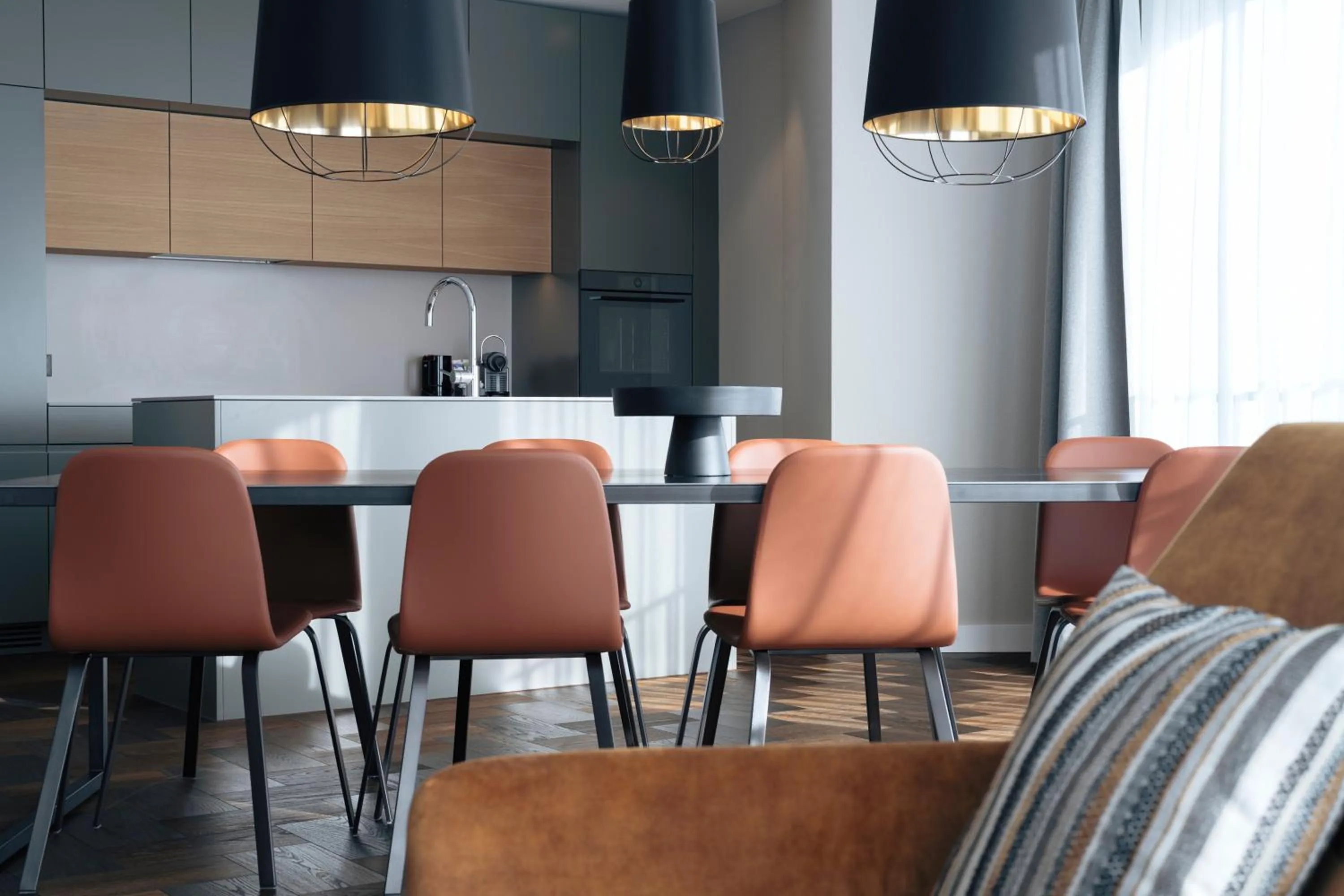Dining area in Andermatt Alpine Apartments