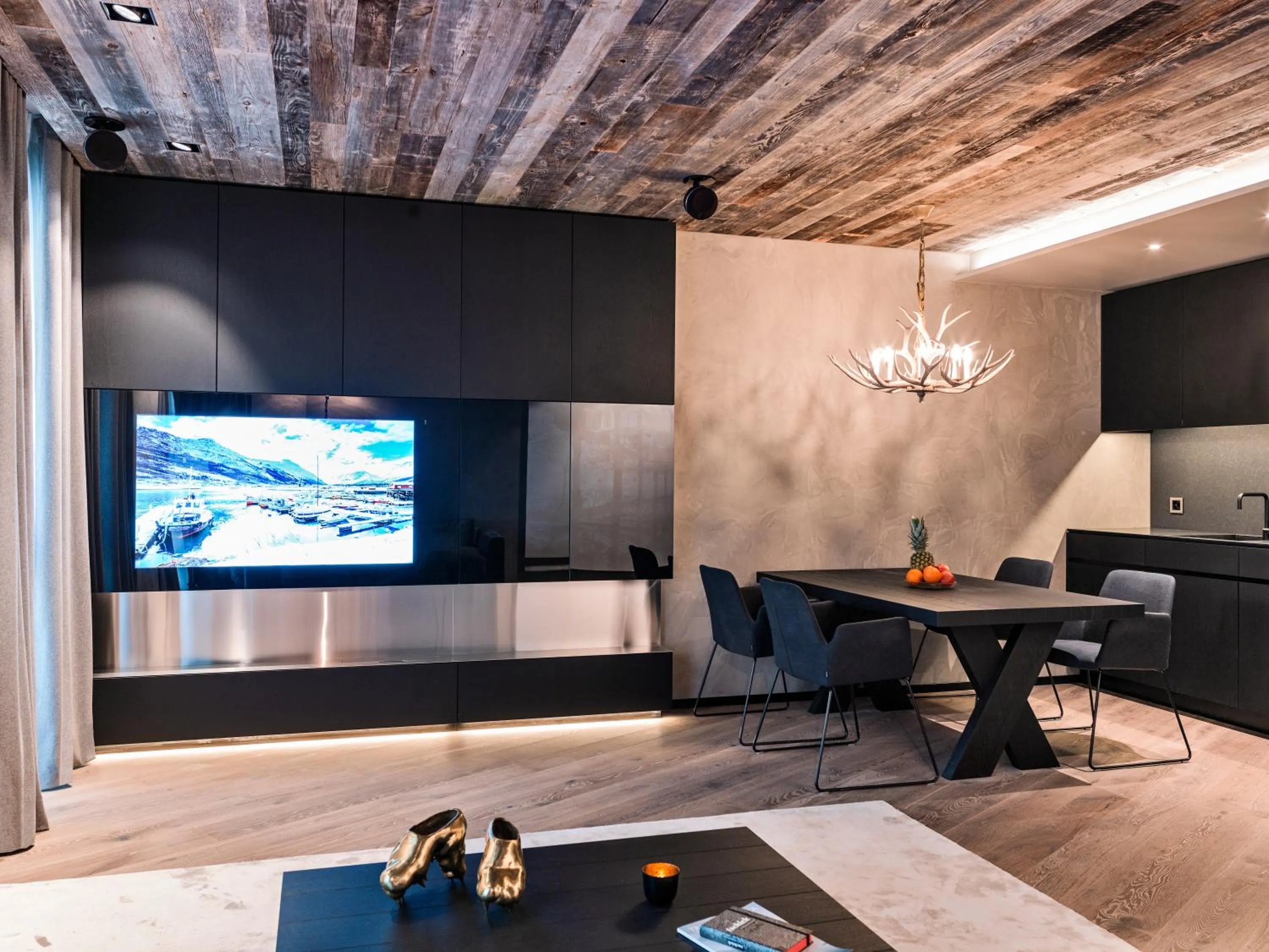Living room in Andermatt Alpine Apartments